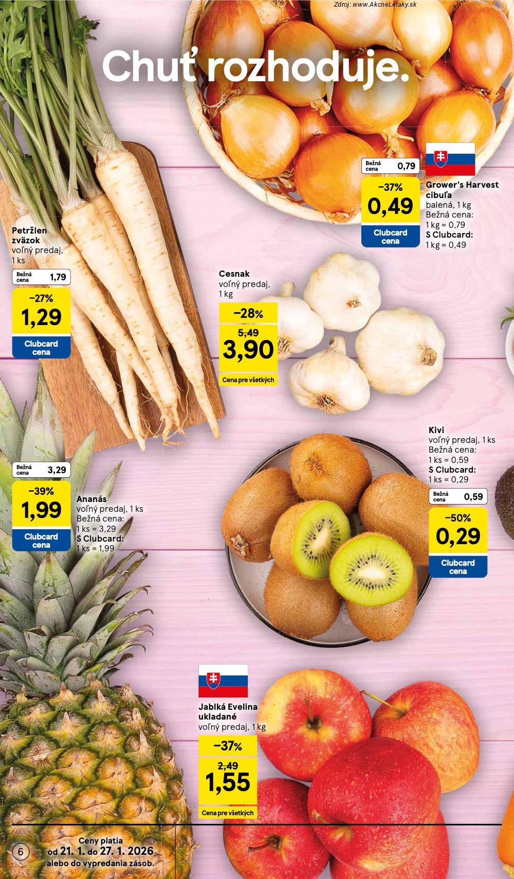 Page 6 of Aktuálny tesco leták platný od stredy 21.01 do 27.01