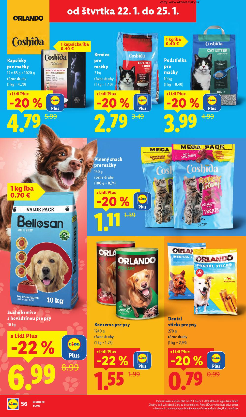 Page 64 of Aktuálny lidl leták platný od pondelka 19.01 do 25.01