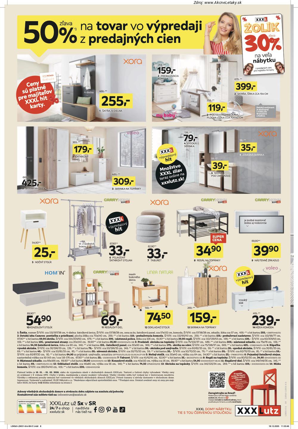 Page 8 of Aktuálny xxxlutz leták platný od pondelka 19.01 do 01.02