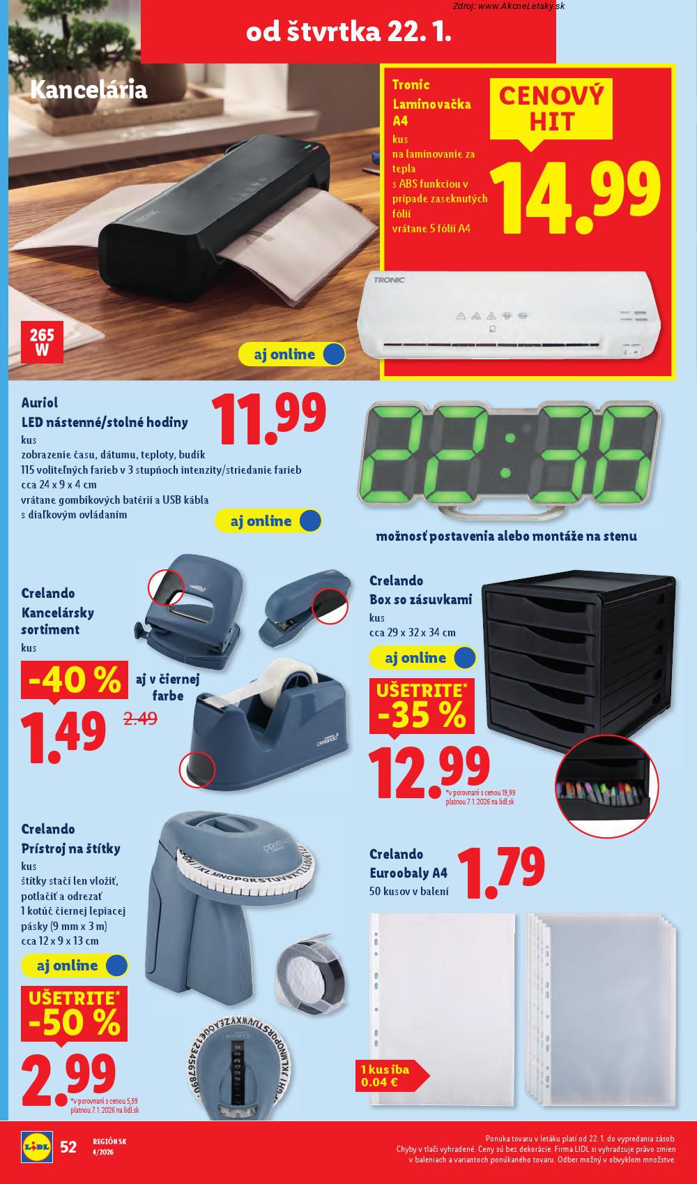 Page 84 of Aktuálny lidl leták platný od pondelka 19.01 do 25.01