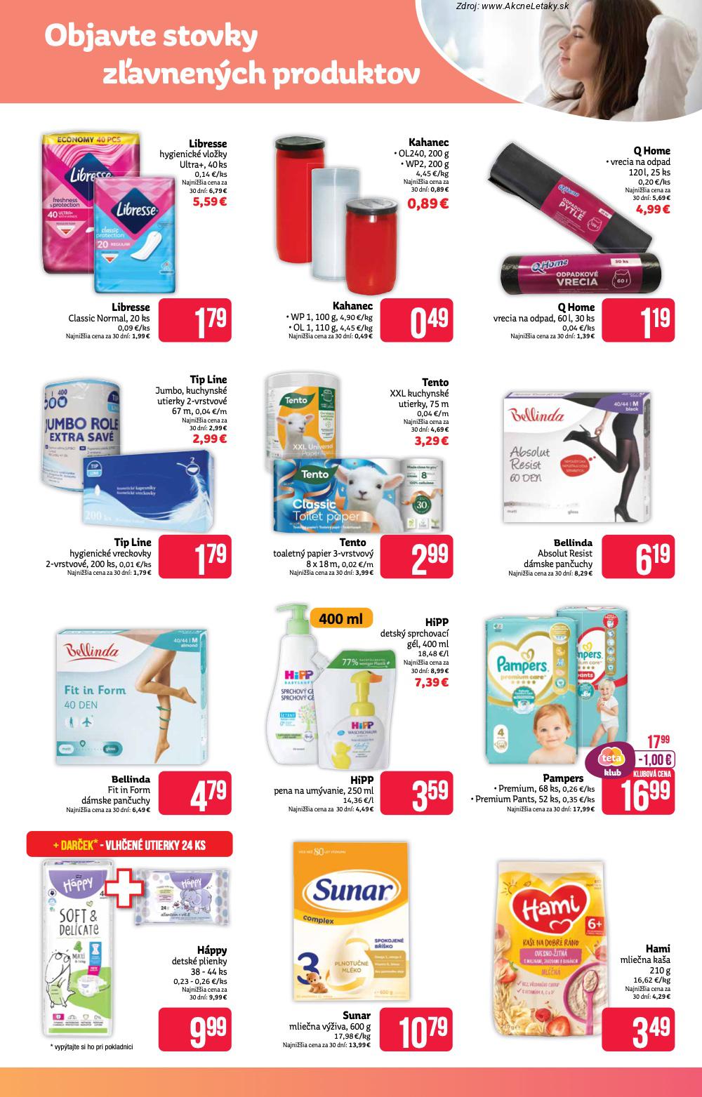 Page 9 of Aktuálny teta-drogerie leták platný od pondelka 19.01 do 28.01