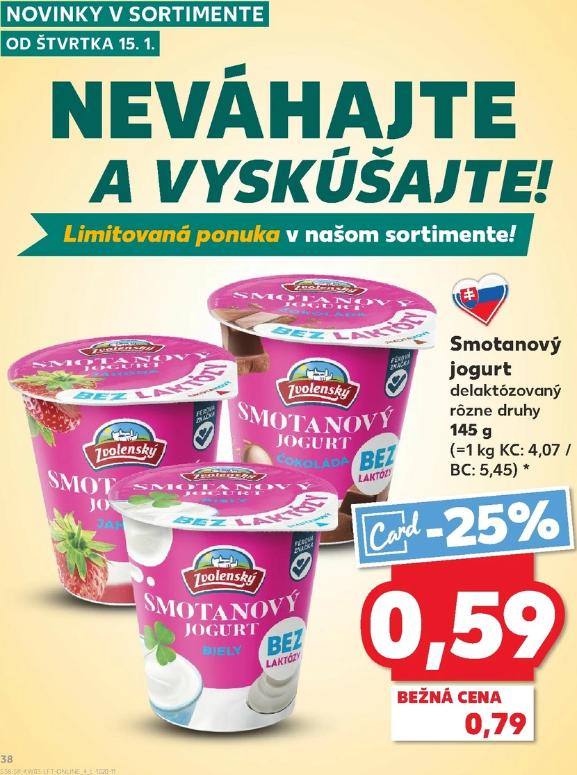 Page 38 of Aktuálny kaufland leták platný od štvrtka 15.01 do 21.01