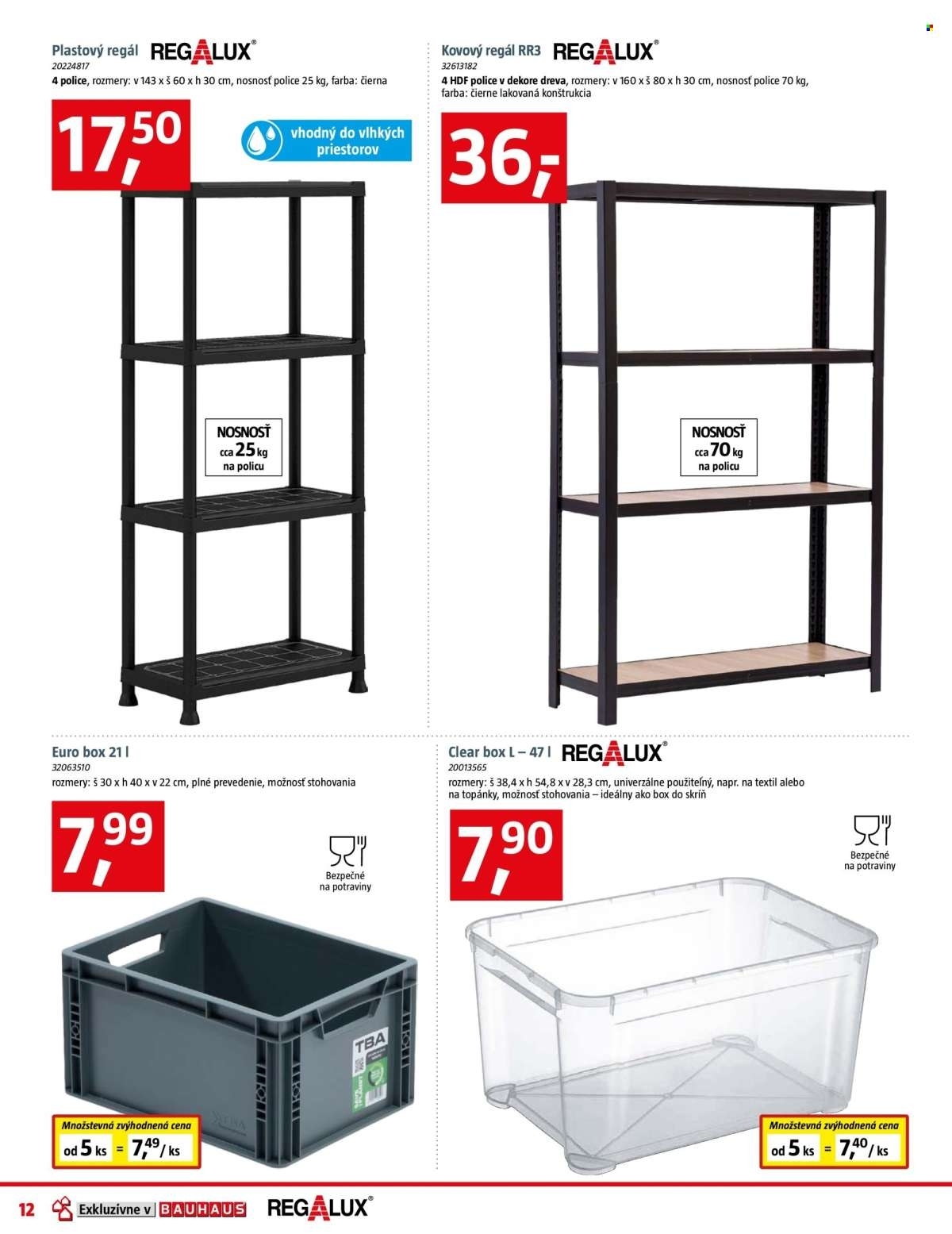 Page 12 of Aktuálny bauhaus leták platný od pondelka 12.01 do 08.02