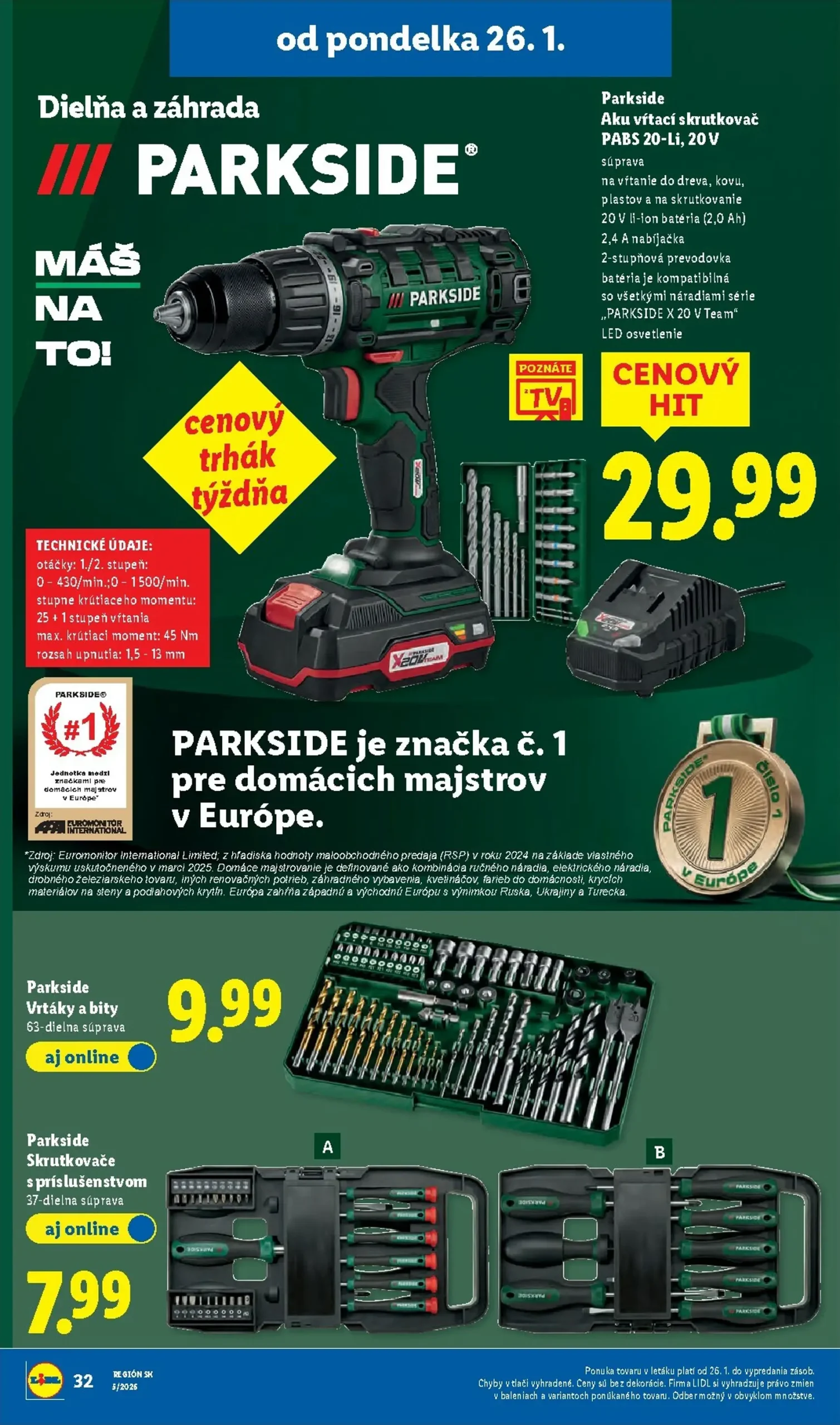 Page 44 of Aktuálny lidl leták platný od pondelka 26.01 do 01.02