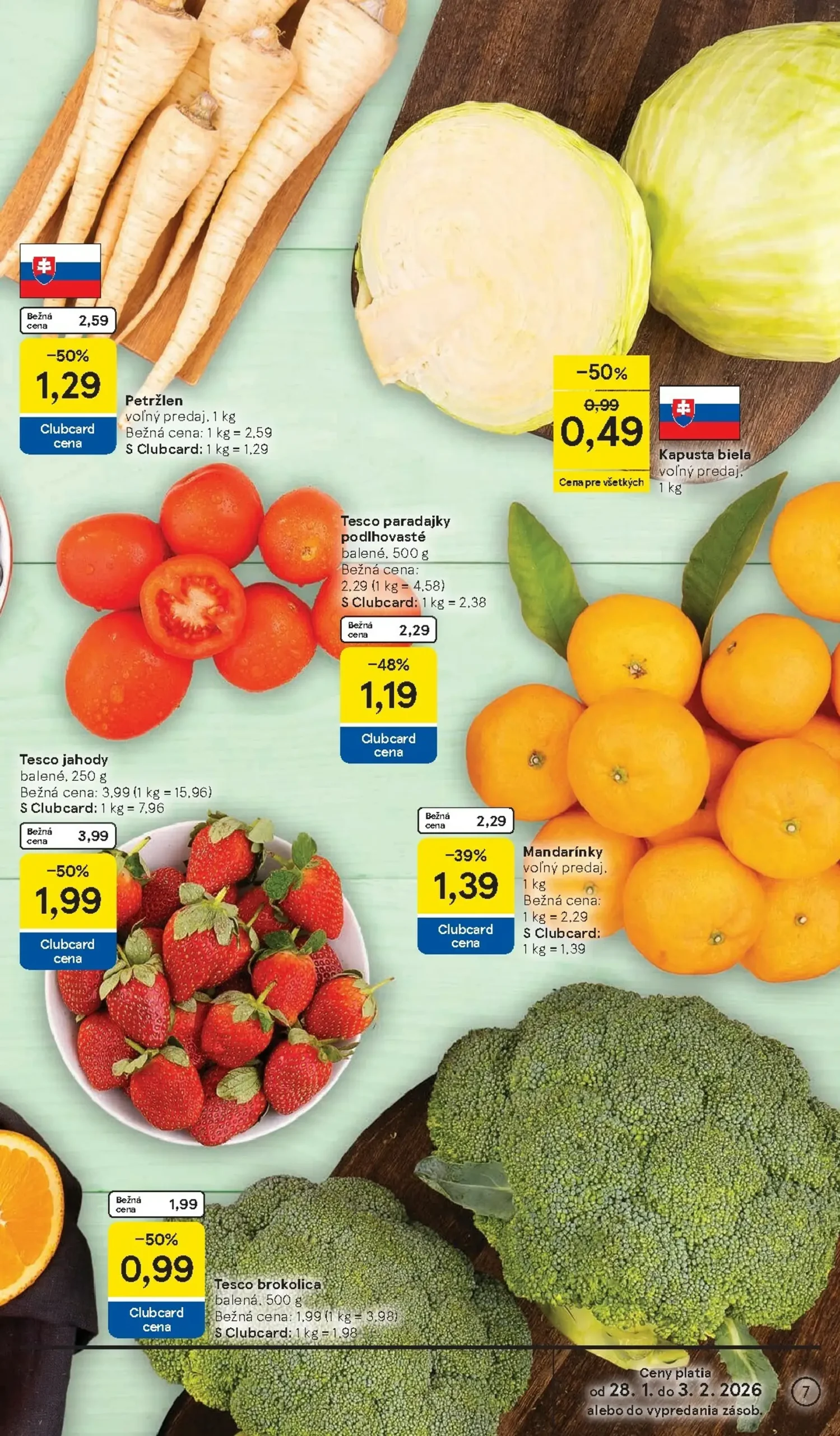 Page 7 of Aktuálny tesco leták platný od stredy 28.01 do 03.02