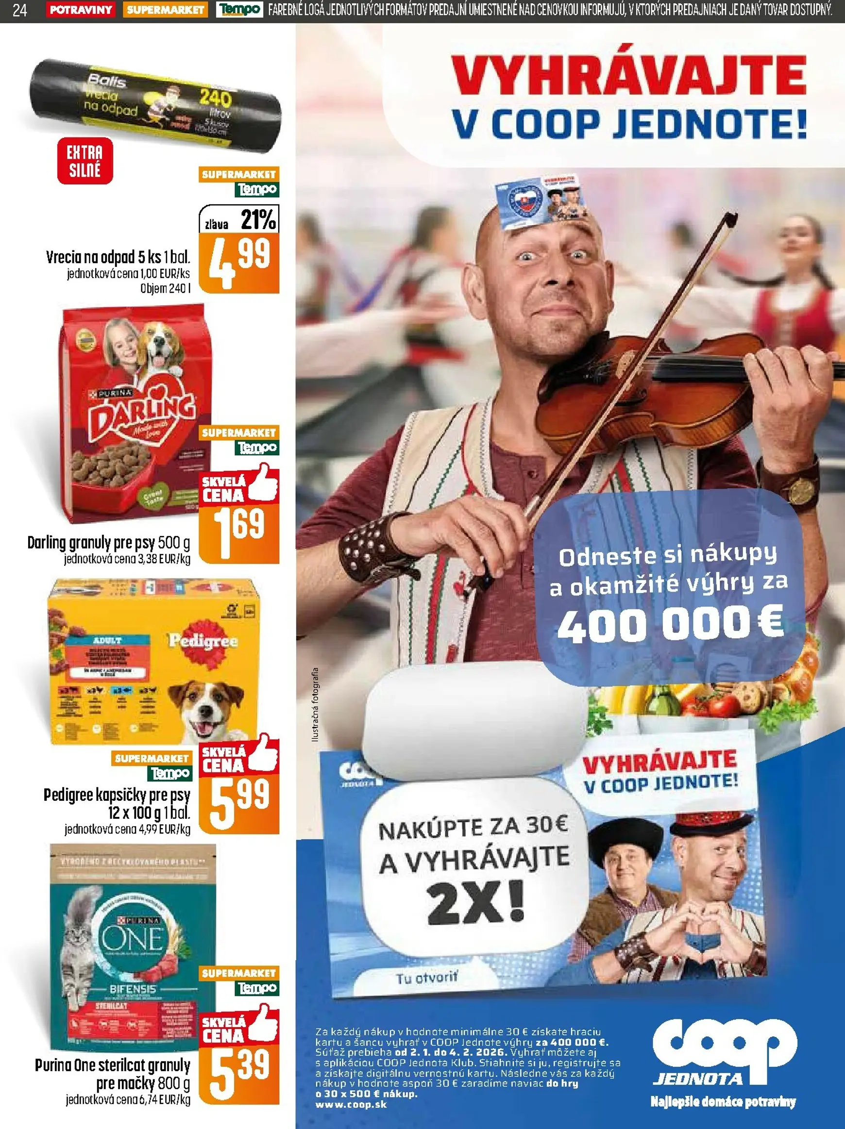 Page 24 of Aktuálny coop-jednota leták platný od štvrtka 22.01 do 28.01