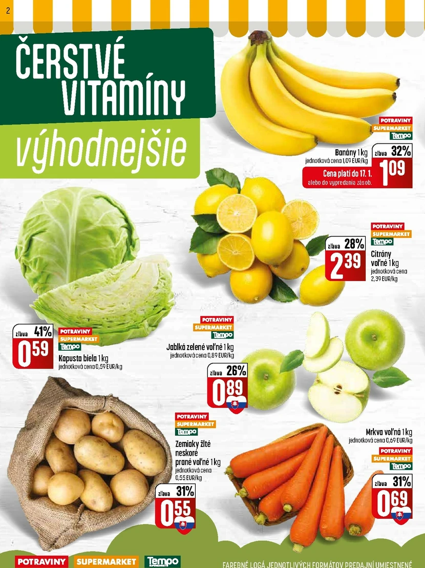 Page 2 of Aktuálny coop-jednota leták platný od štvrtka 15.01 do 21.01