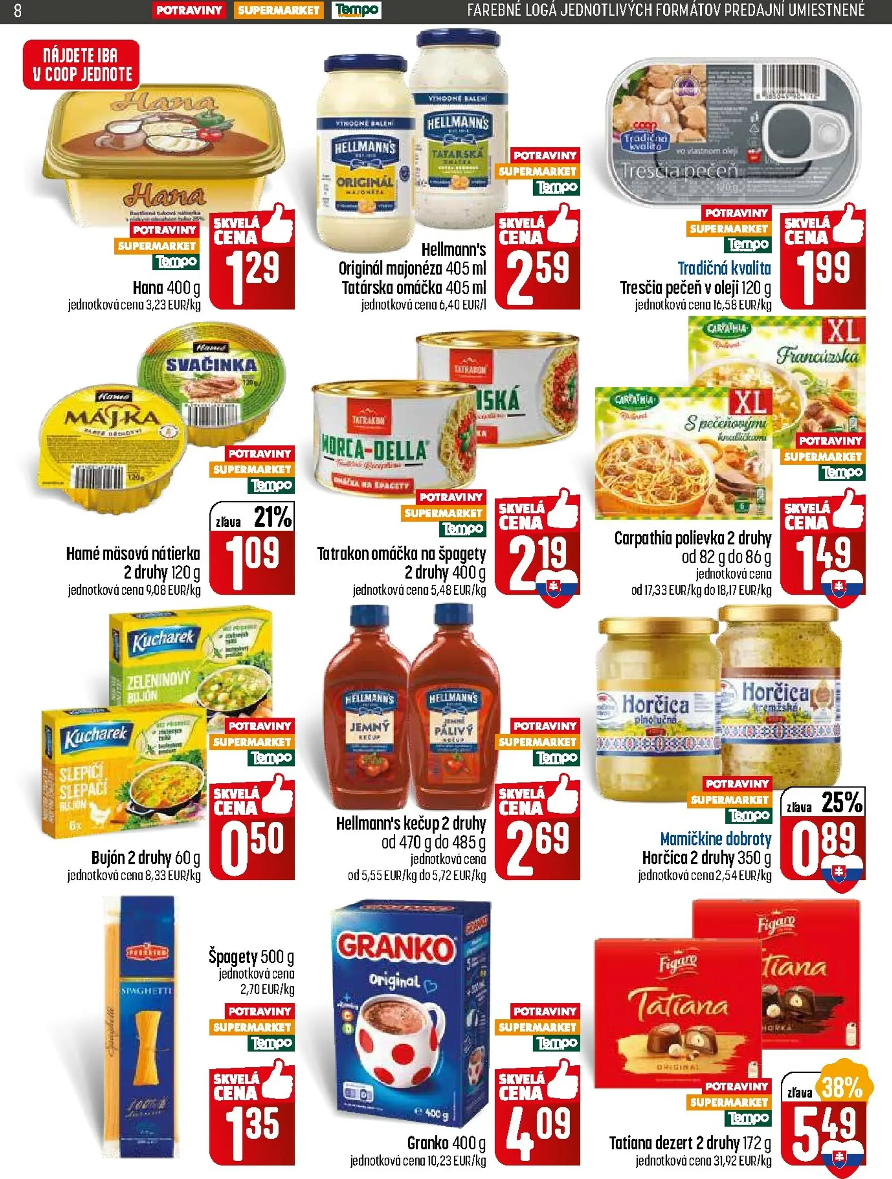 Page 8 of Aktuálny coop-jednota leták platný od štvrtka 22.01 do 28.01