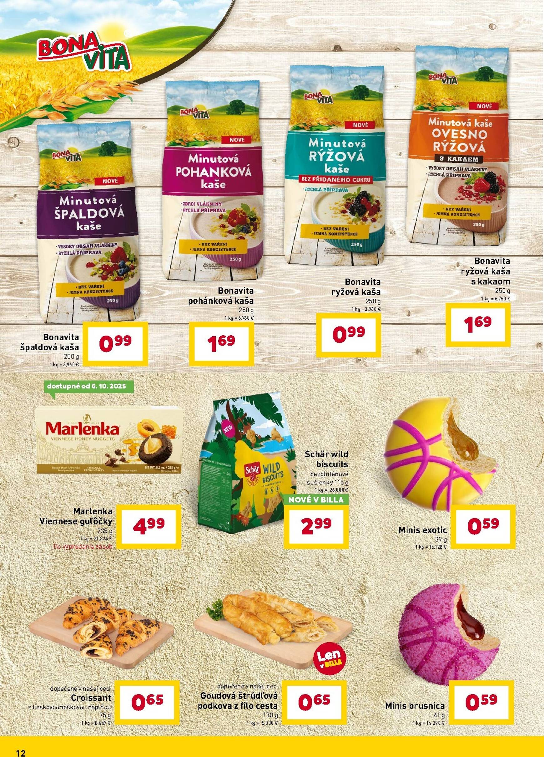 Page 12 of Aktuálny billa leták platný od stredy 01.10 do 21.10