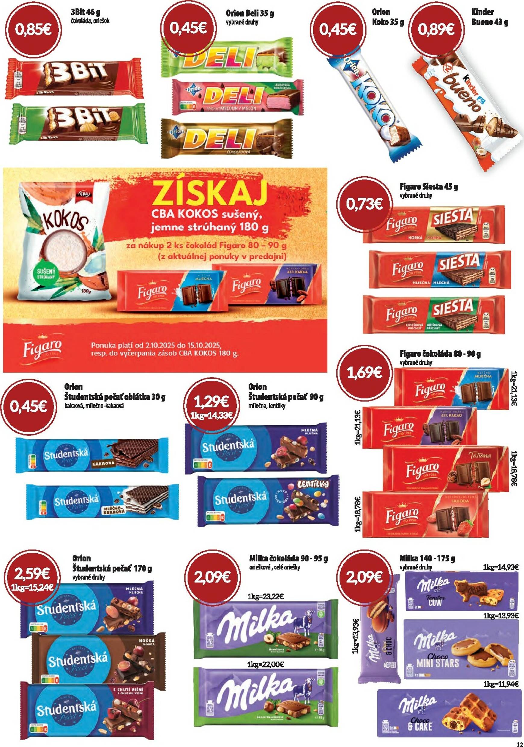 Page 12 of Aktuálny cba leták platný od štvrtka 02.10 do 15.10