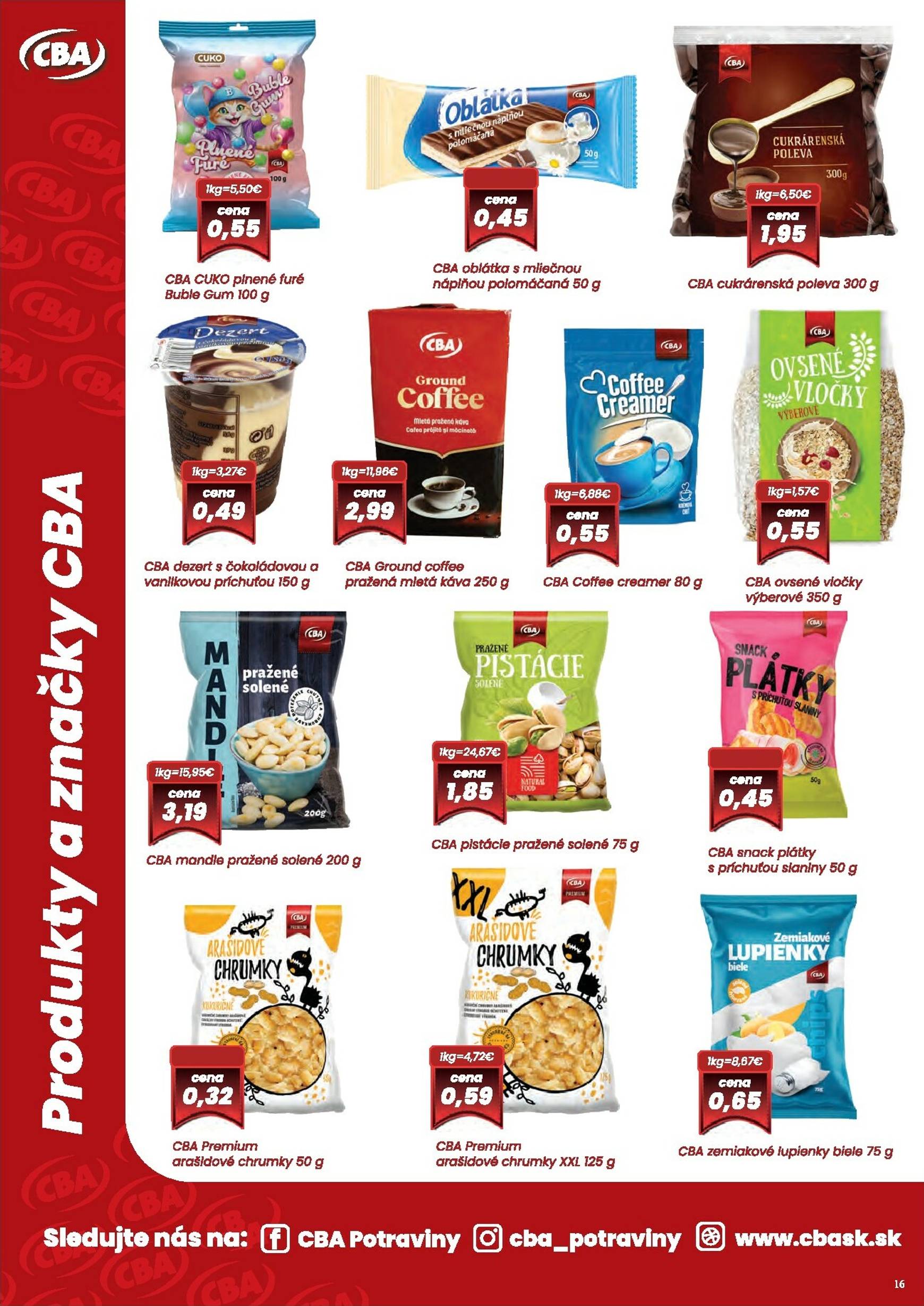 Page 16 of Aktuálny cba leták platný od štvrtka 02.10 do 15.10
