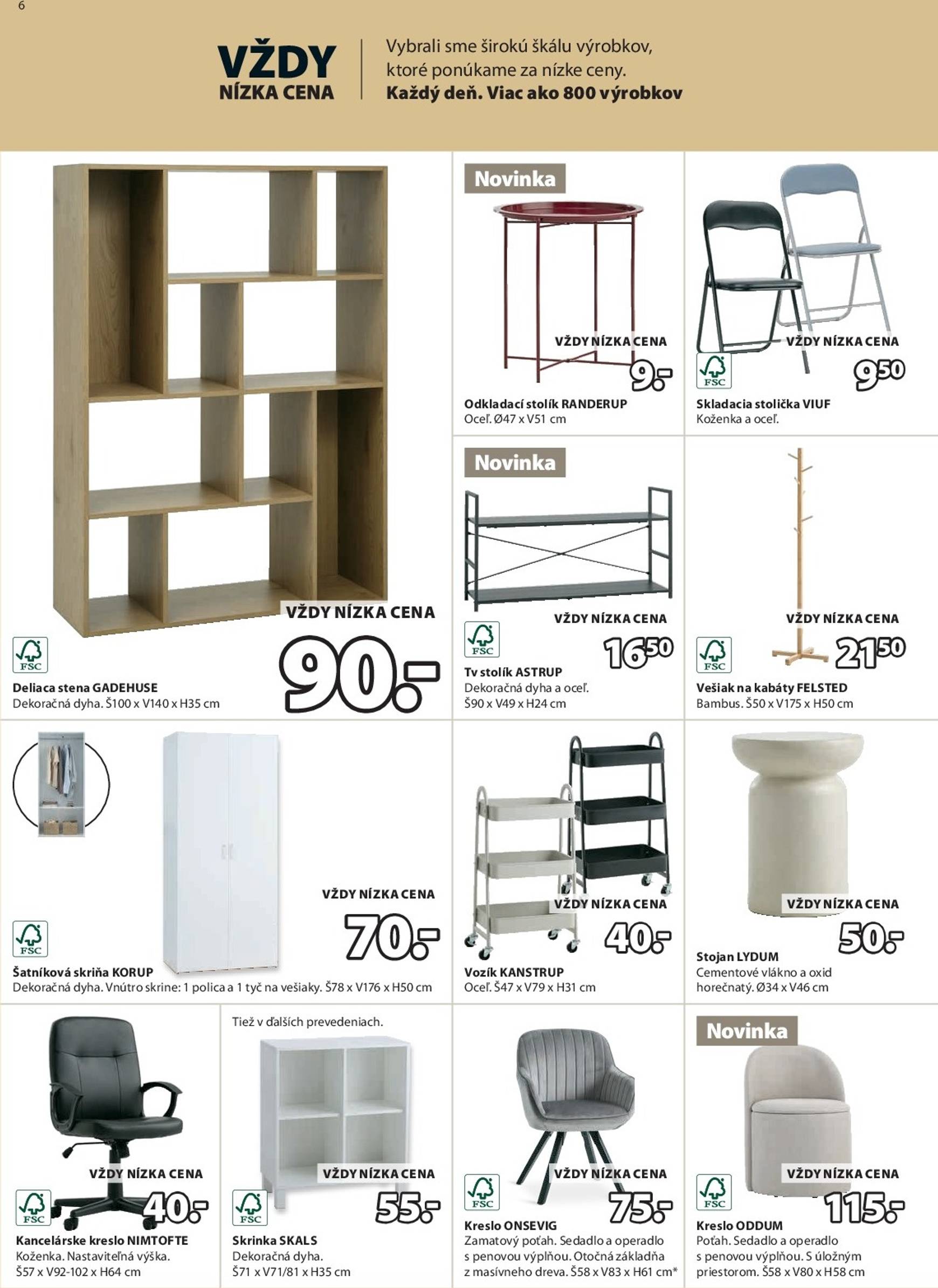 Page 6 of Aktuálny jysk leták platný od pondelka 15.09 do 14.10