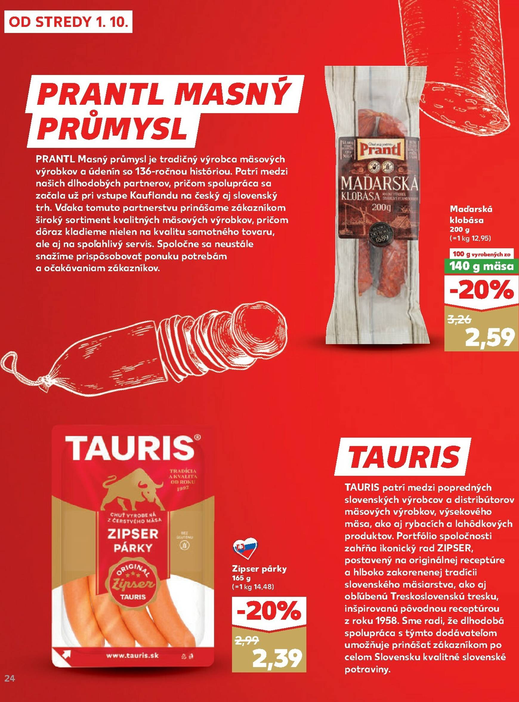 Page 24 of Aktuálny kaufland leták platný od stredy 01.10 do 31.10