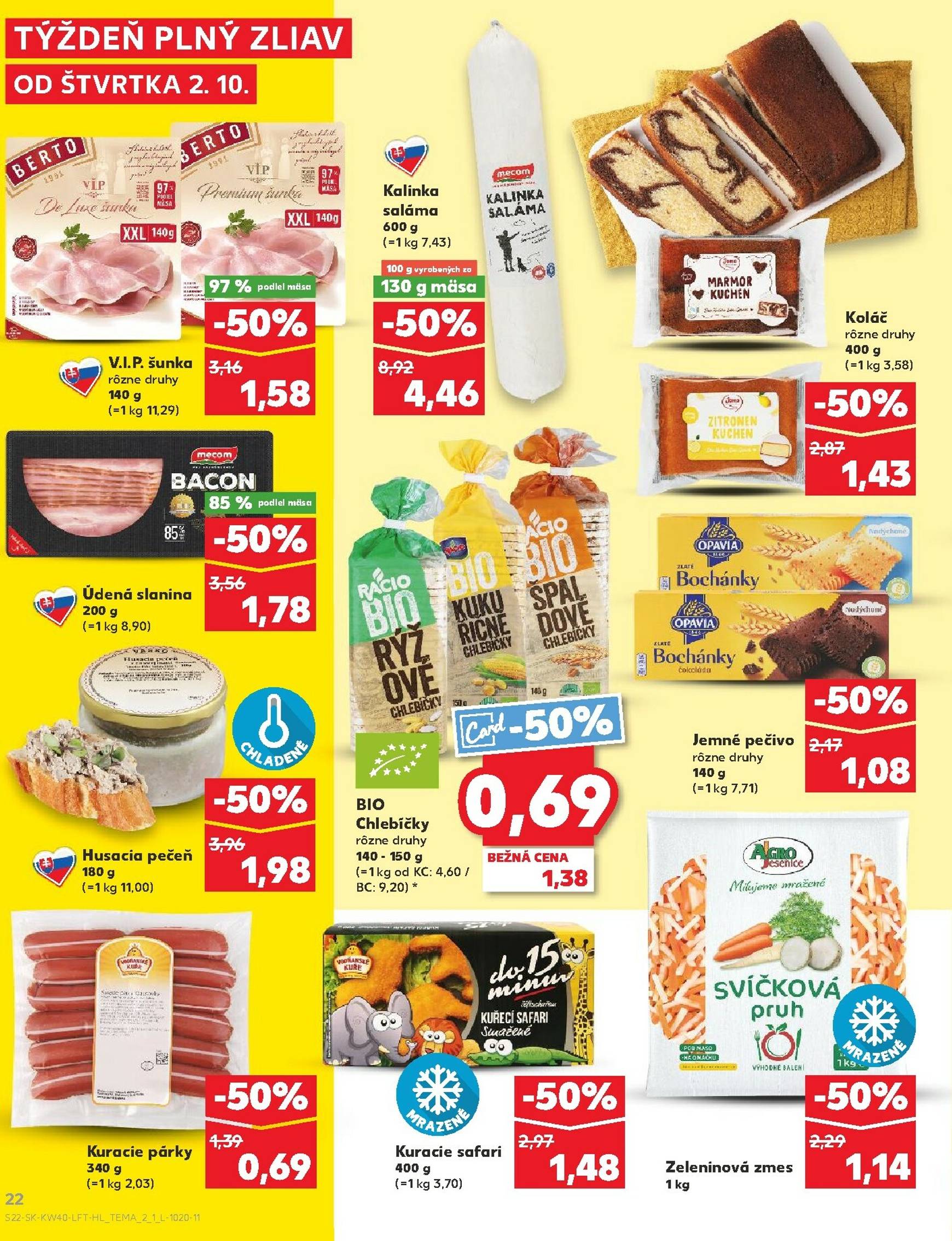 Page 22 of Aktuálny kaufland leták platný od štvrtka 02.10 do 08.10