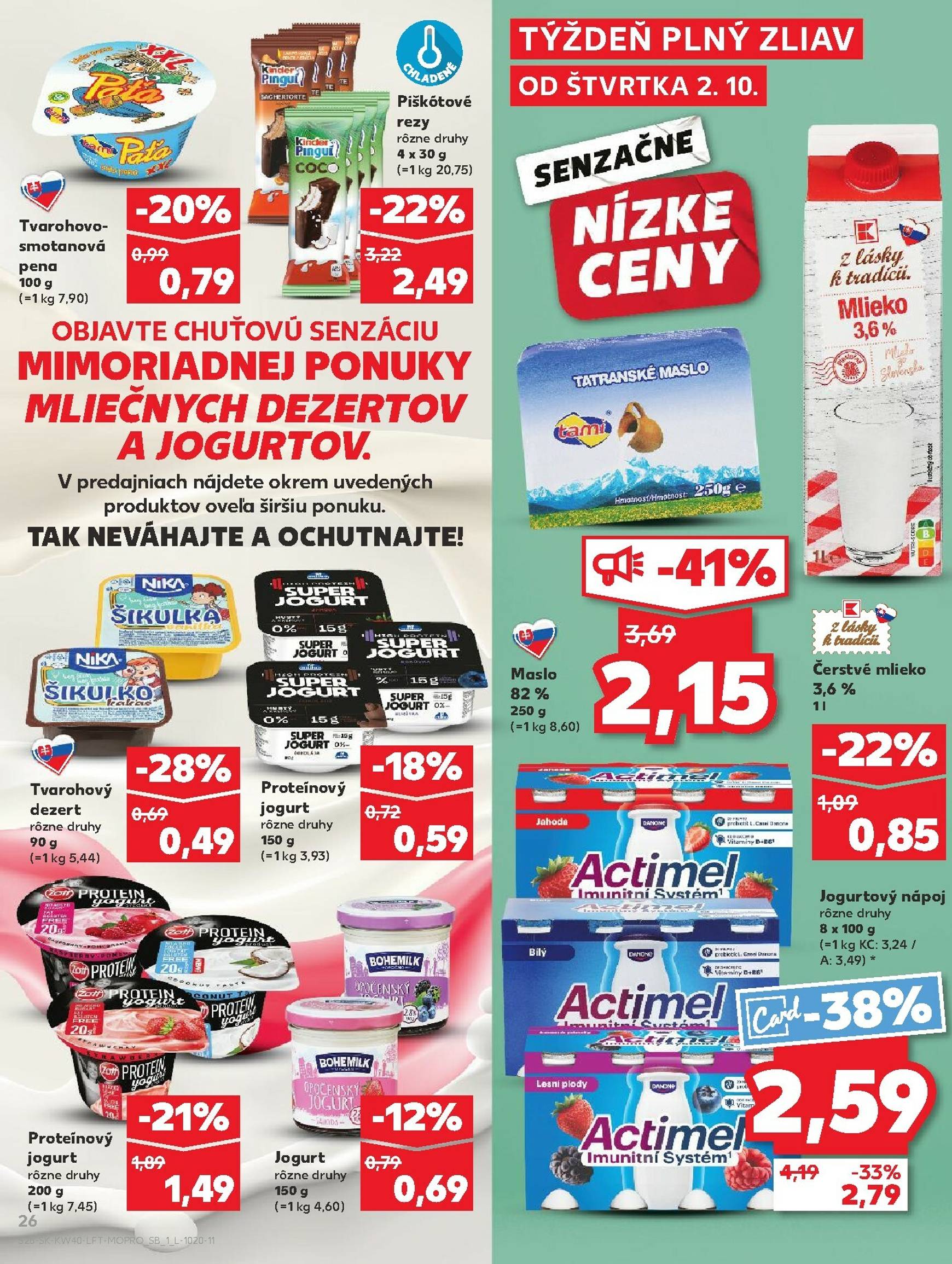 Page 26 of Aktuálny kaufland leták platný od štvrtka 02.10 do 08.10