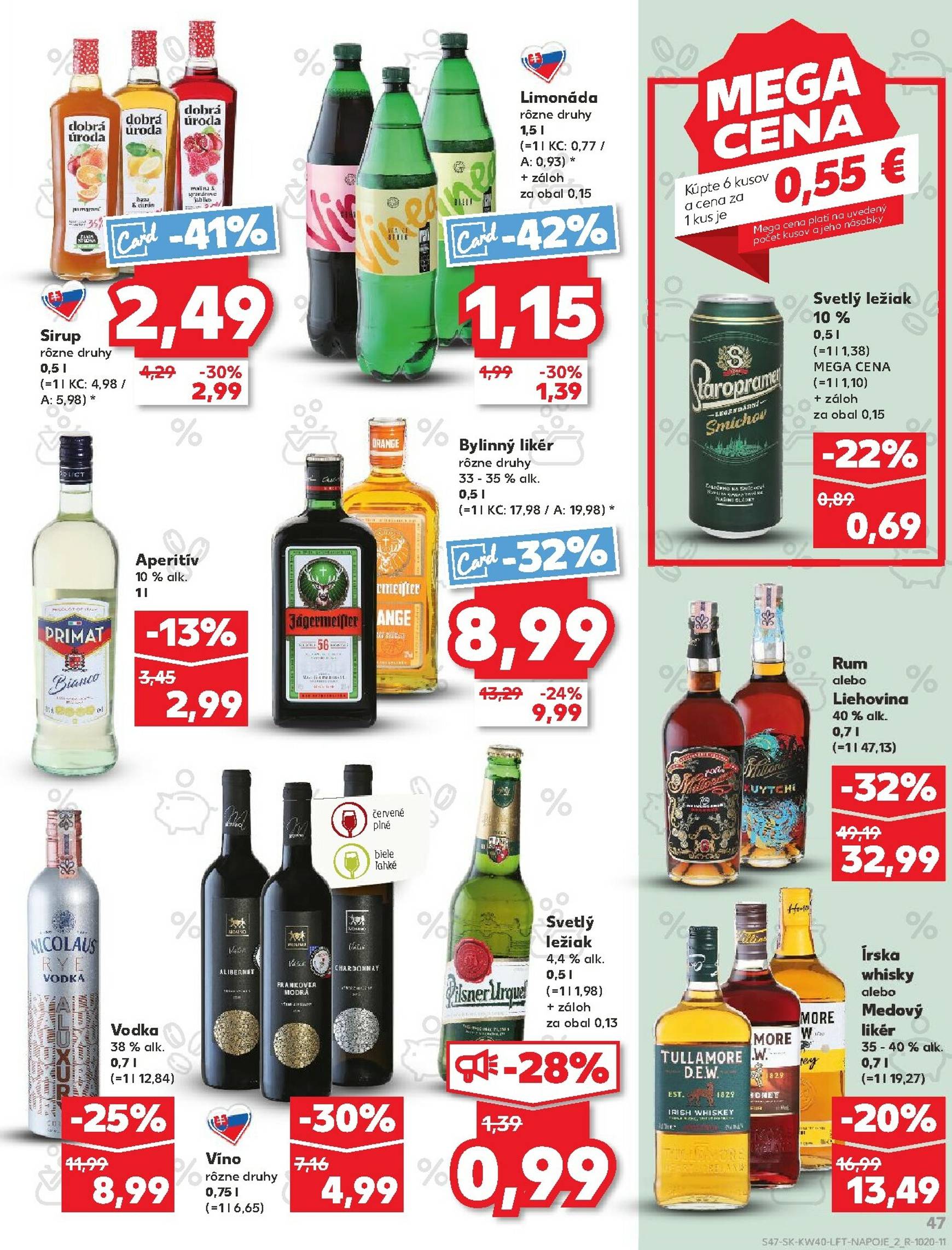 Page 47 of Aktuálny kaufland leták platný od štvrtka 02.10 do 08.10