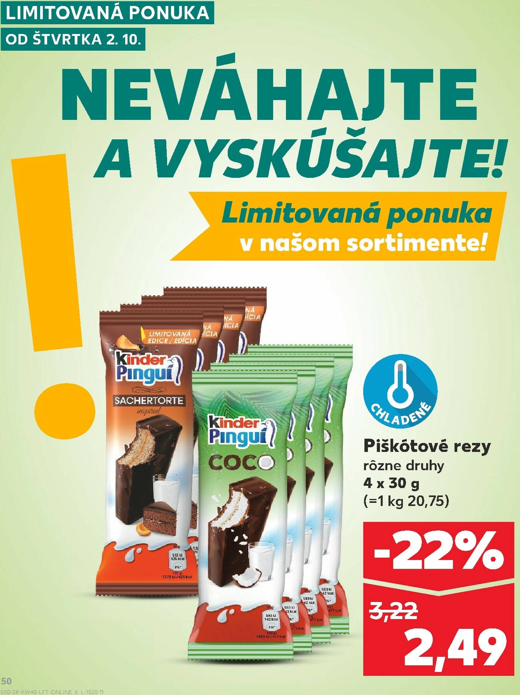 Page 50 of Aktuálny kaufland leták platný od štvrtka 02.10 do 08.10