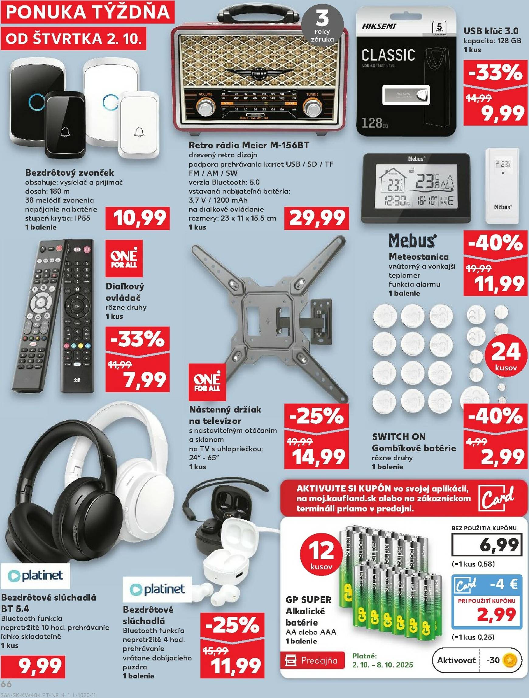 Page 66 of Aktuálny kaufland leták platný od štvrtka 02.10 do 08.10