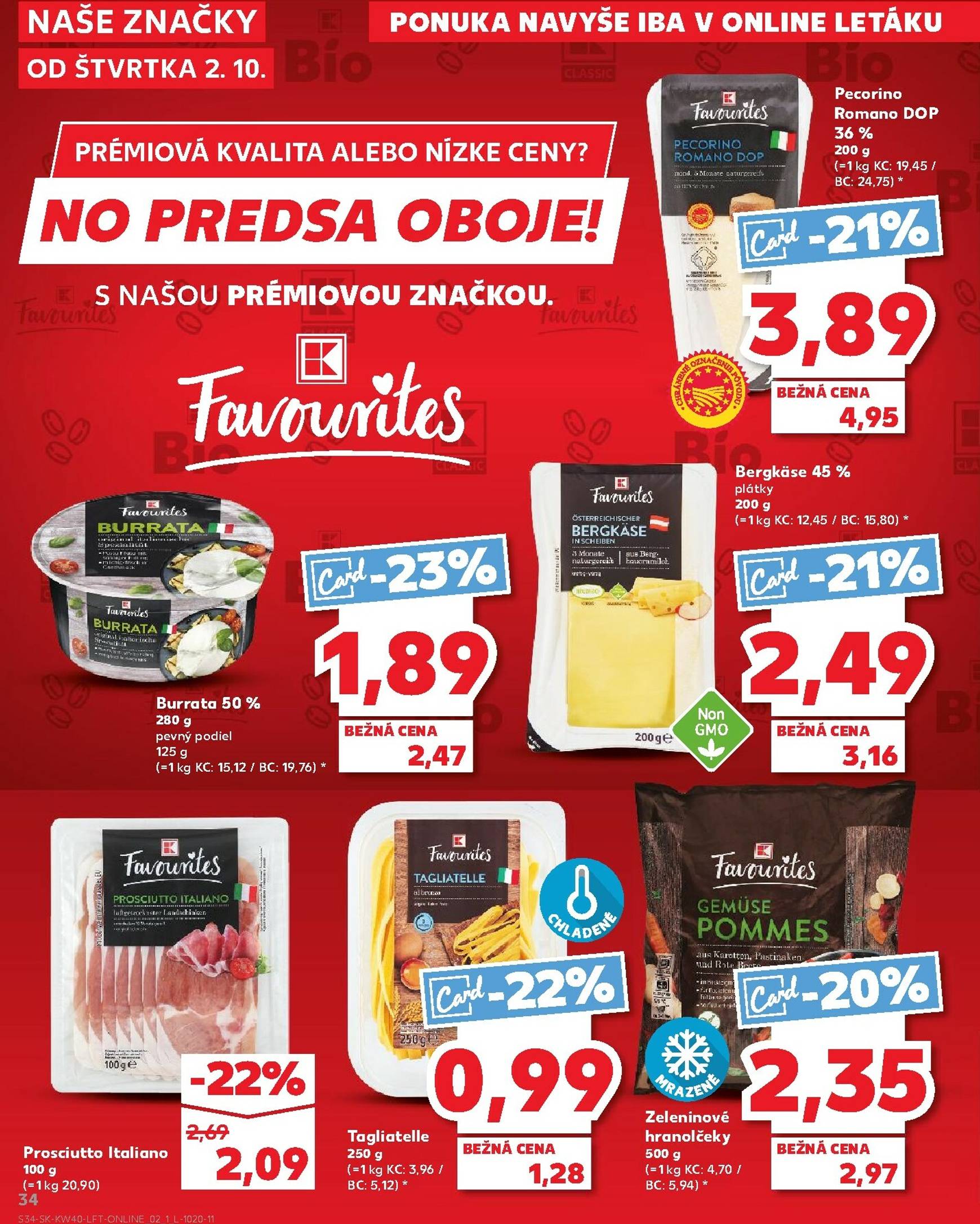 Page 34 of Aktuálny kaufland leták platný od štvrtka 02.10 do 08.10
