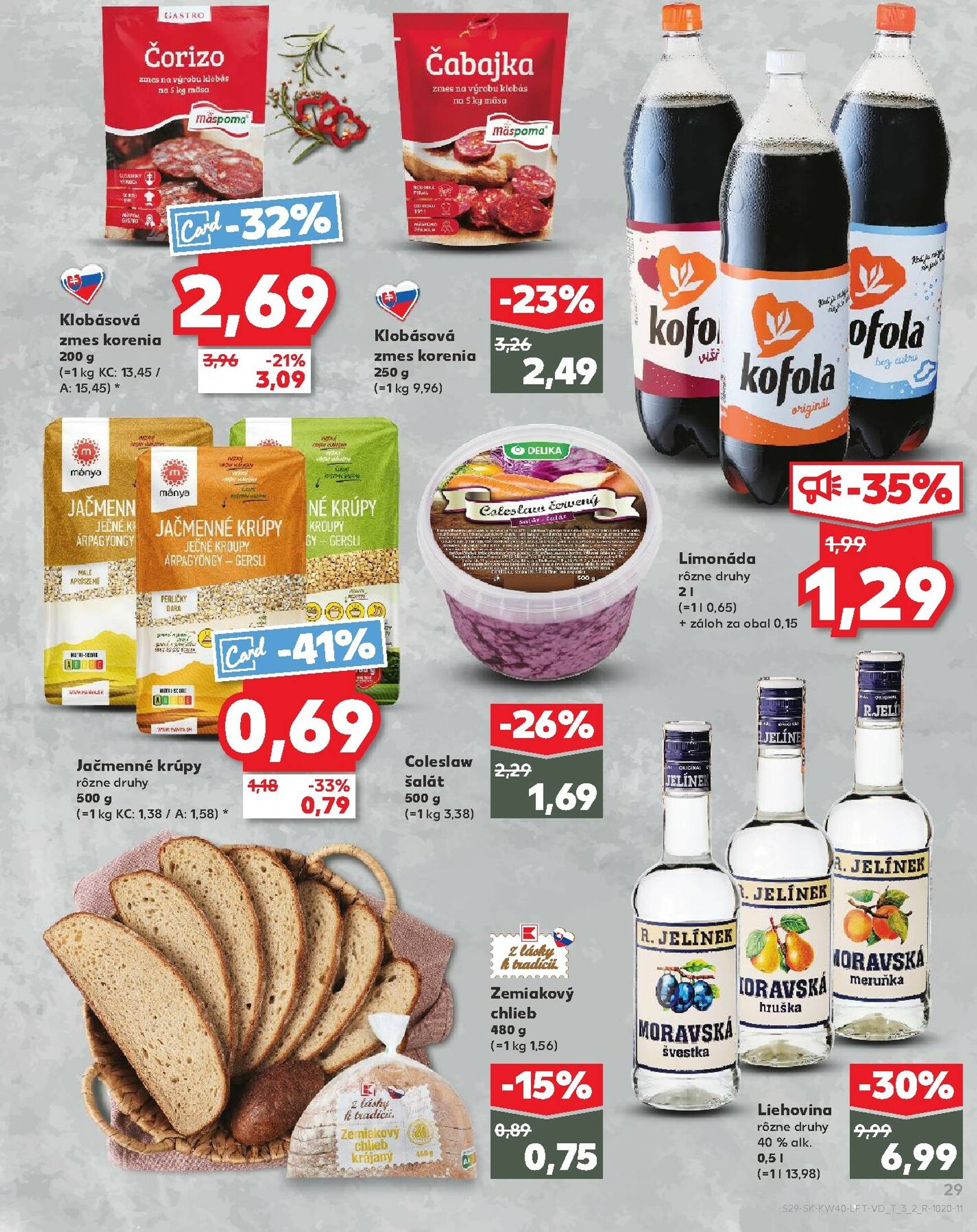 Page 29 of Aktuálny kaufland leták platný od štvrtka 02.10 do 08.10