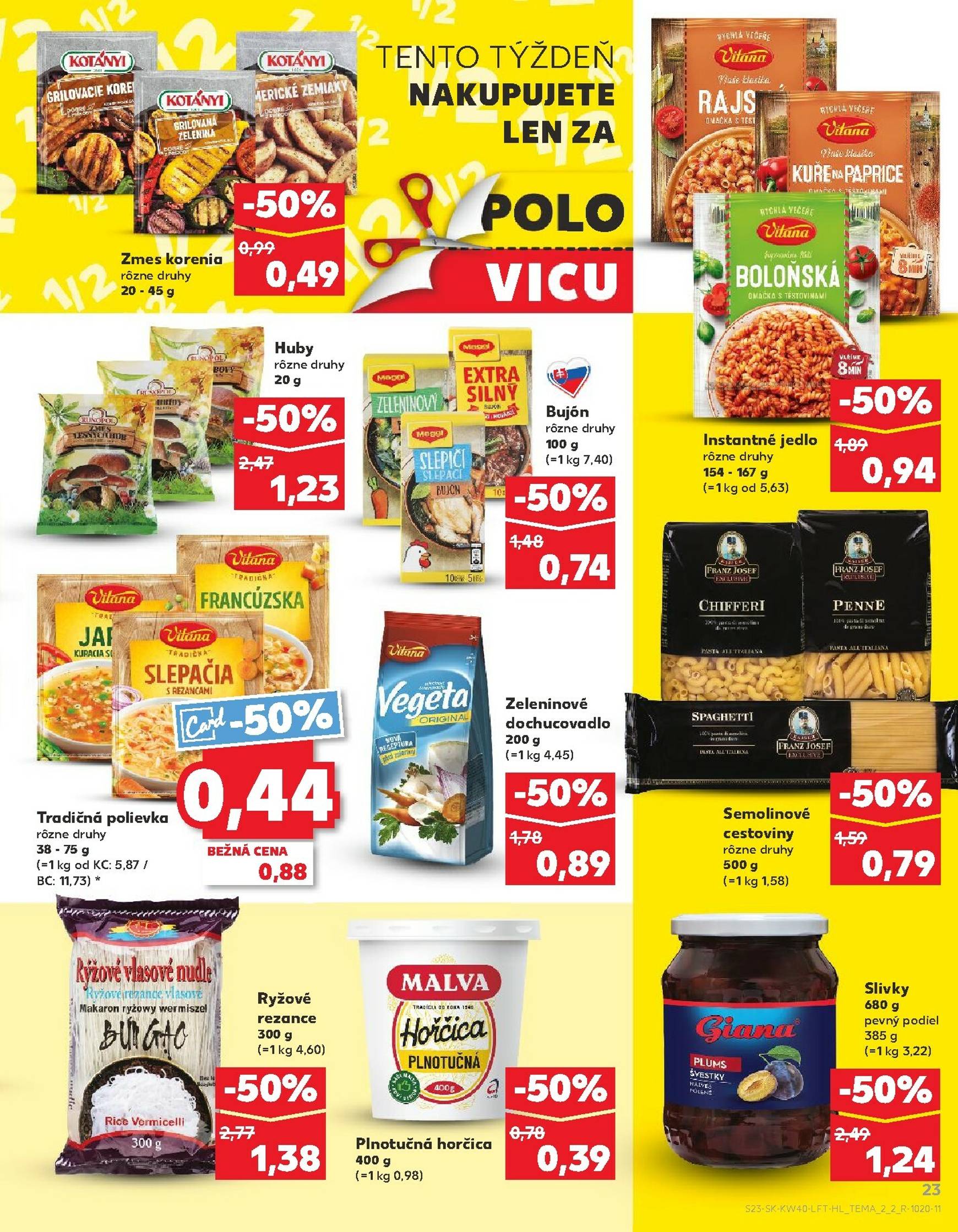 Page 23 of Aktuálny kaufland leták platný od štvrtka 02.10 do 08.10