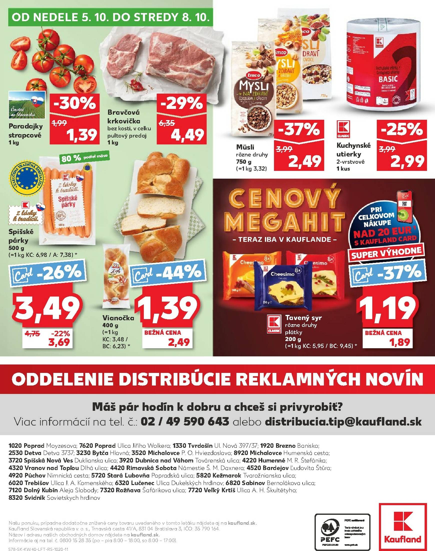 Page 78 of Aktuálny kaufland leták platný od štvrtka 02.10 do 08.10