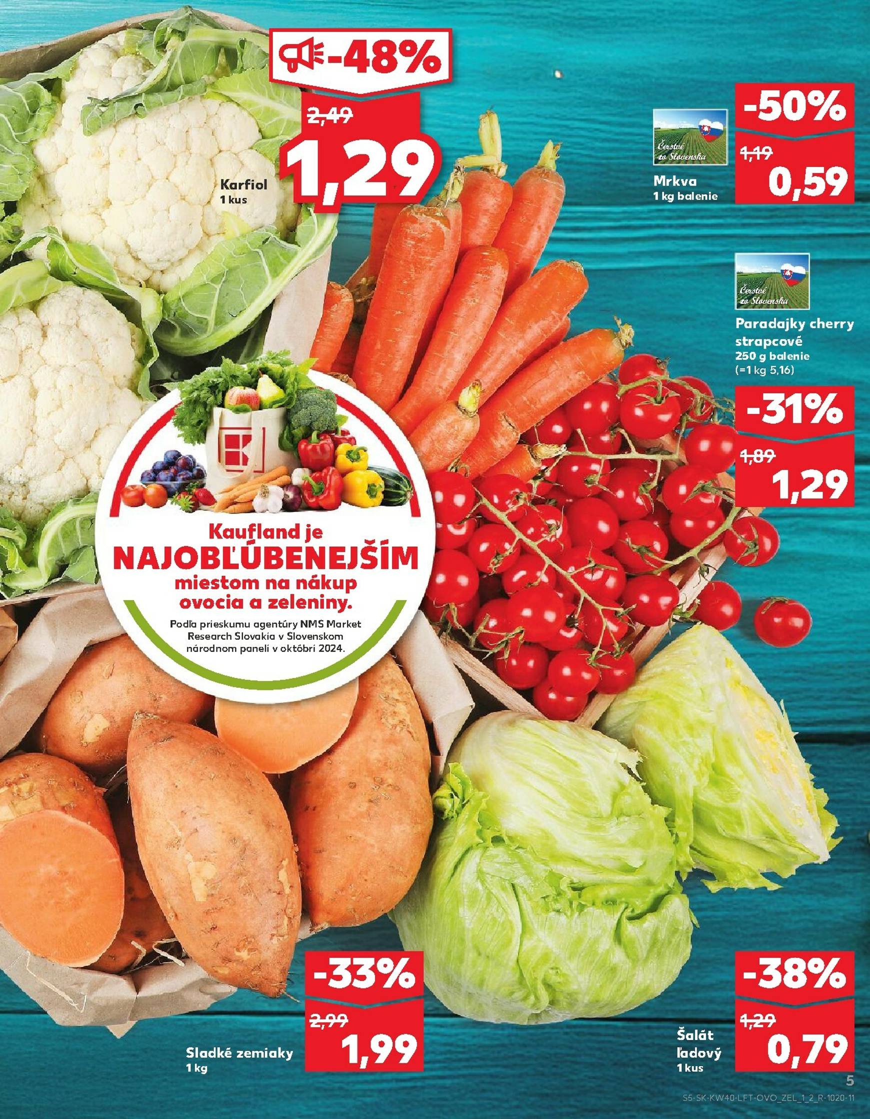Page 5 of Aktuálny kaufland leták platný od štvrtka 02.10 do 08.10
