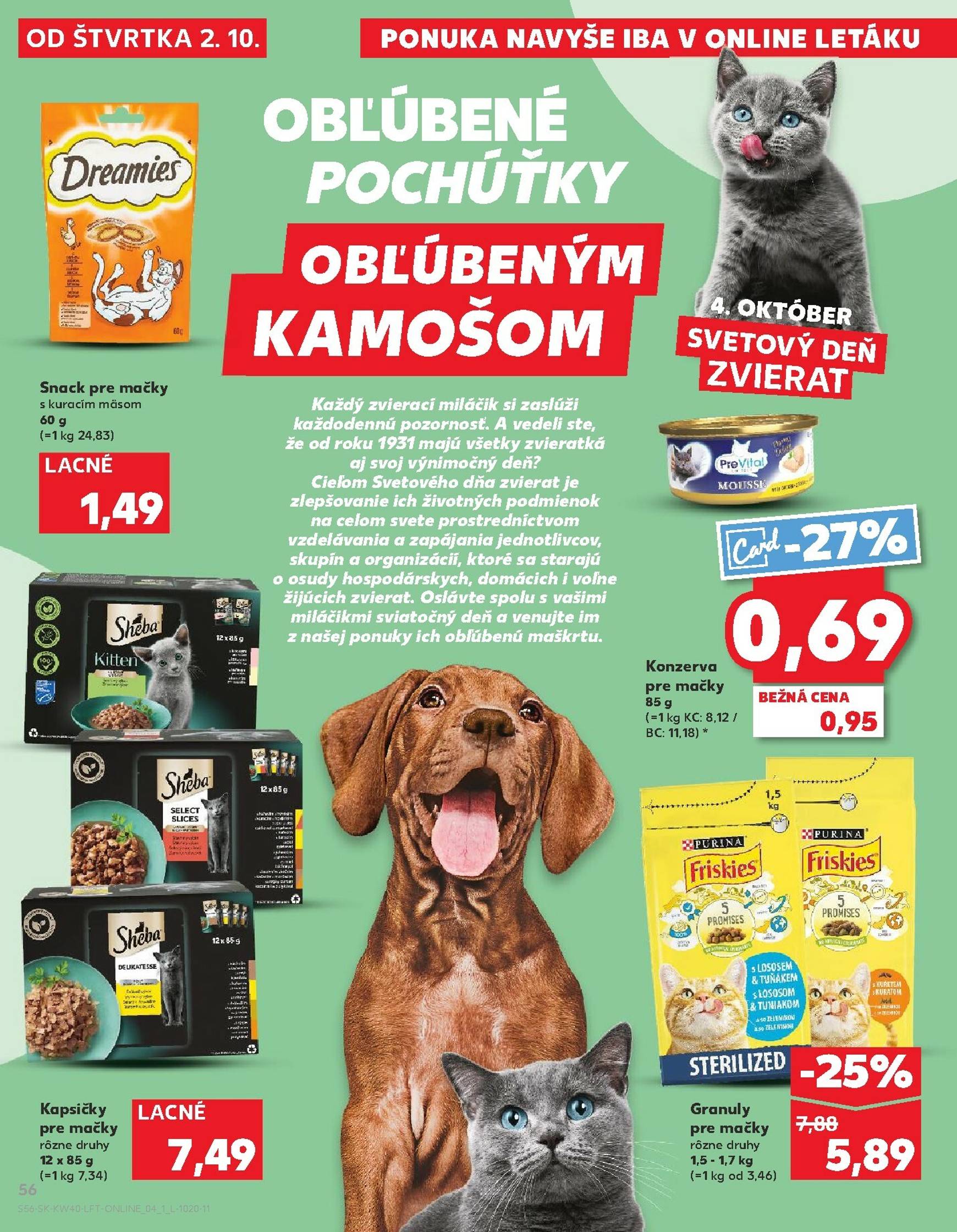 Page 56 of Aktuálny kaufland leták platný od štvrtka 02.10 do 08.10