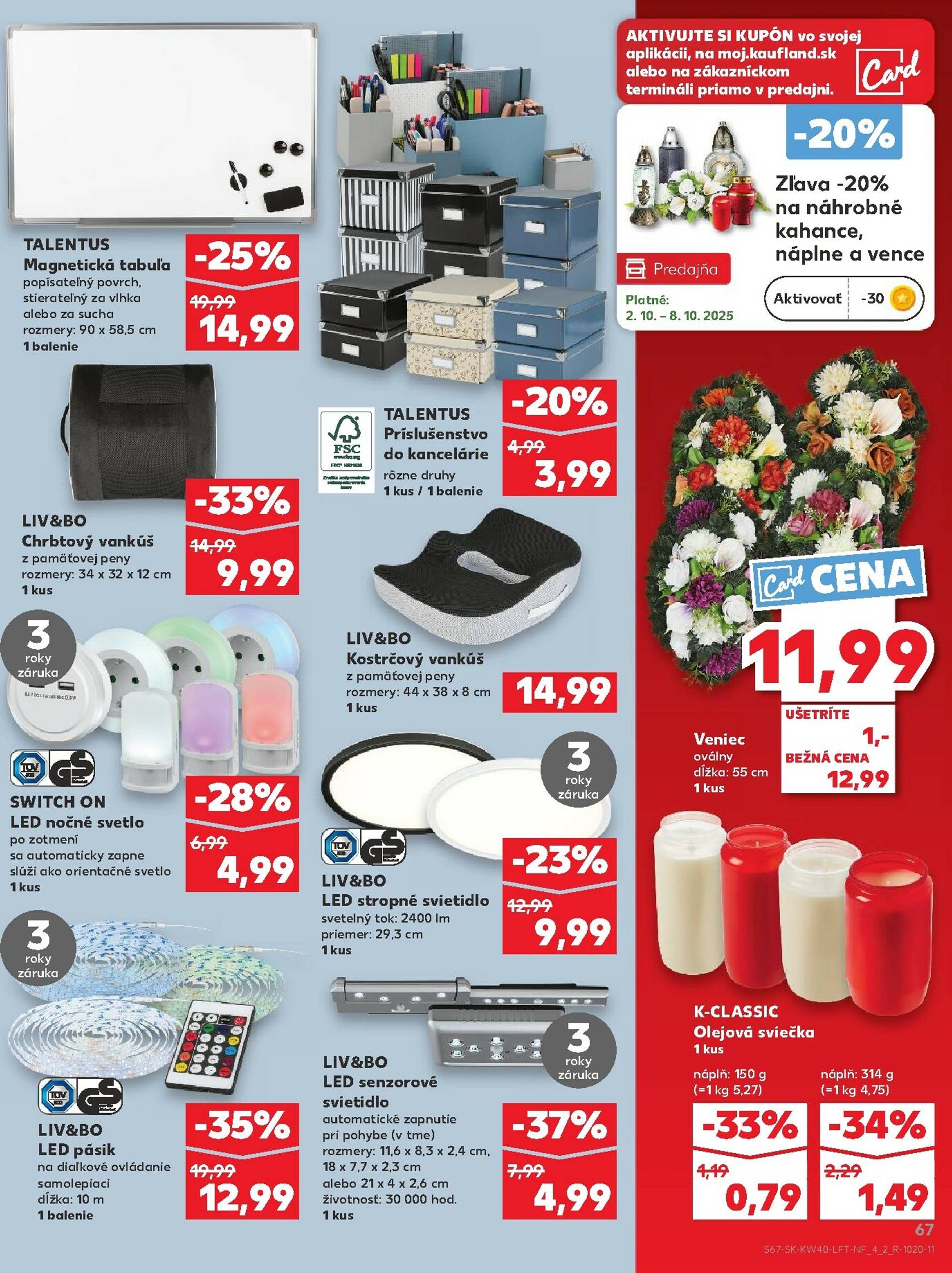 Page 67 of Aktuálny kaufland leták platný od štvrtka 02.10 do 08.10