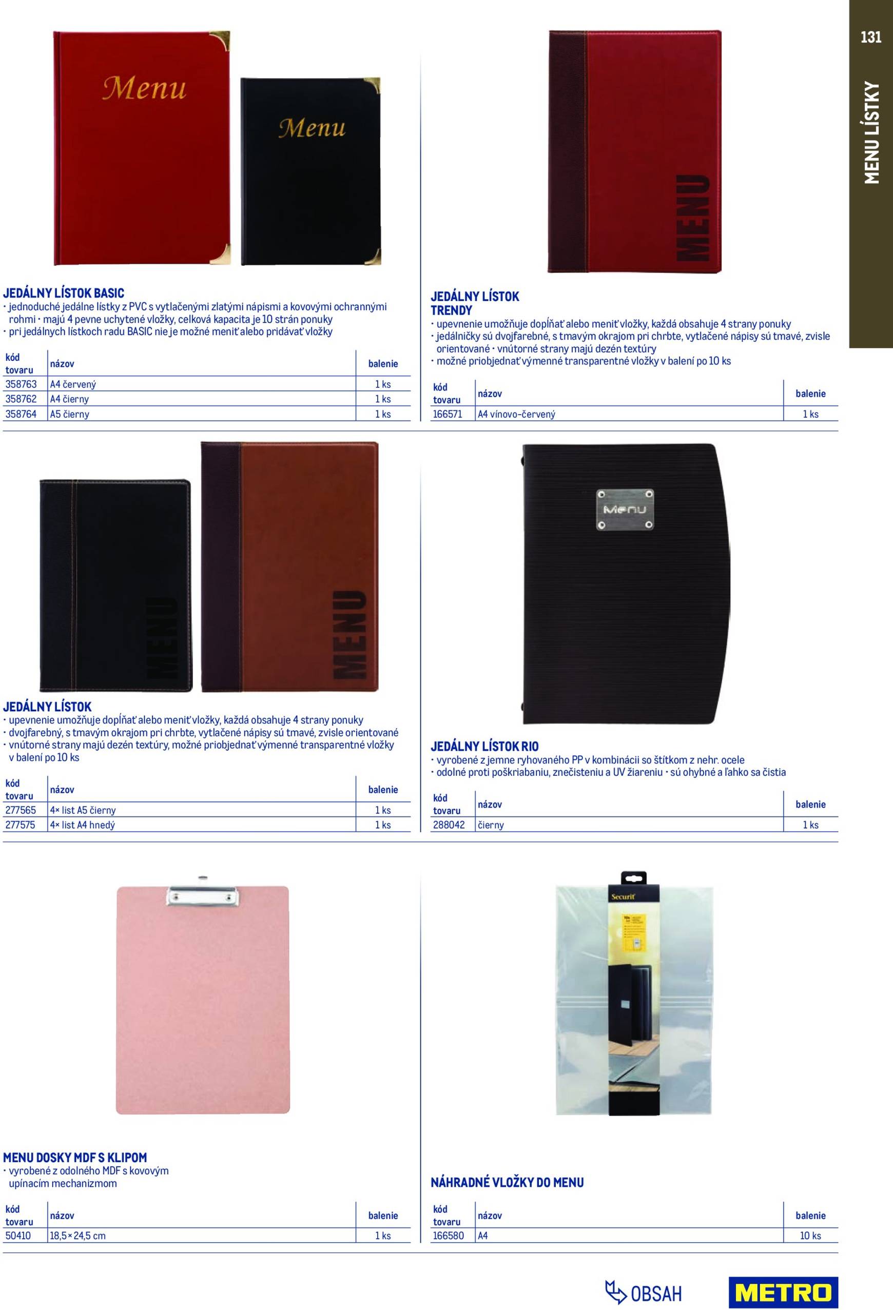 Page 131 of Aktuálny metro leták platný od nedele 01.02 do 31.01