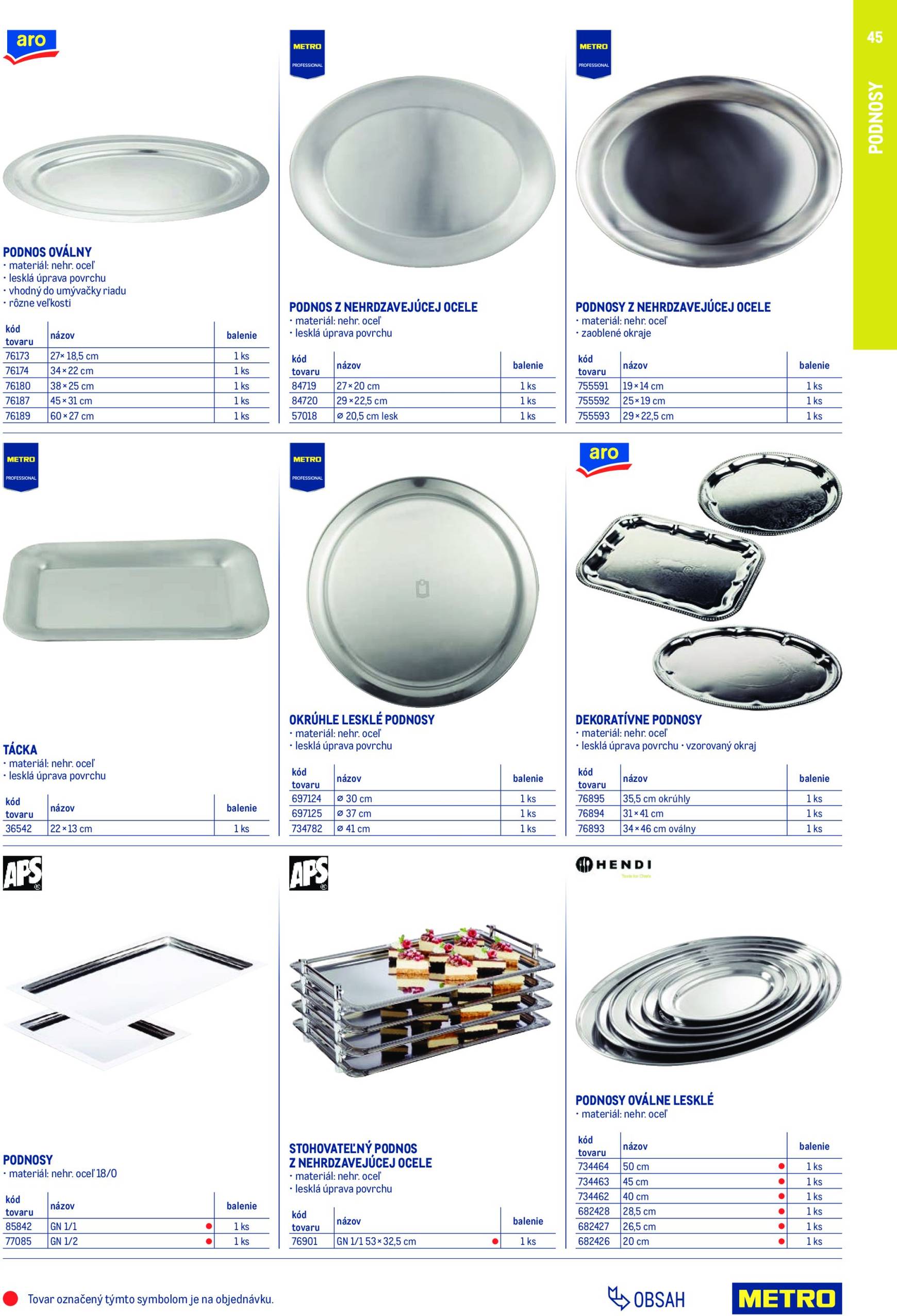 Page 45 of Aktuálny metro leták platný od nedele 01.02 do 31.01