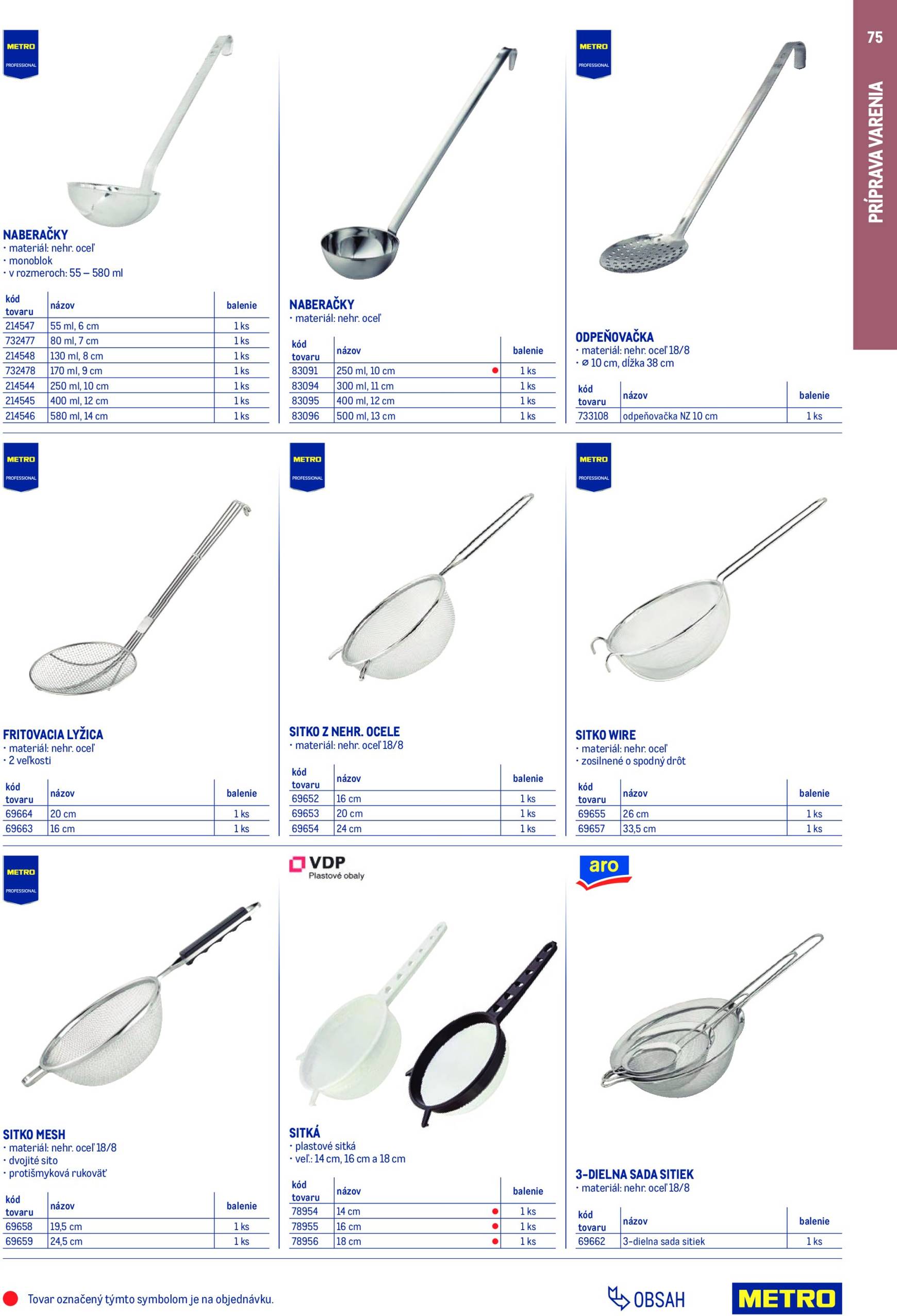 Page 75 of Aktuálny metro leták platný od nedele 01.02 do 31.01