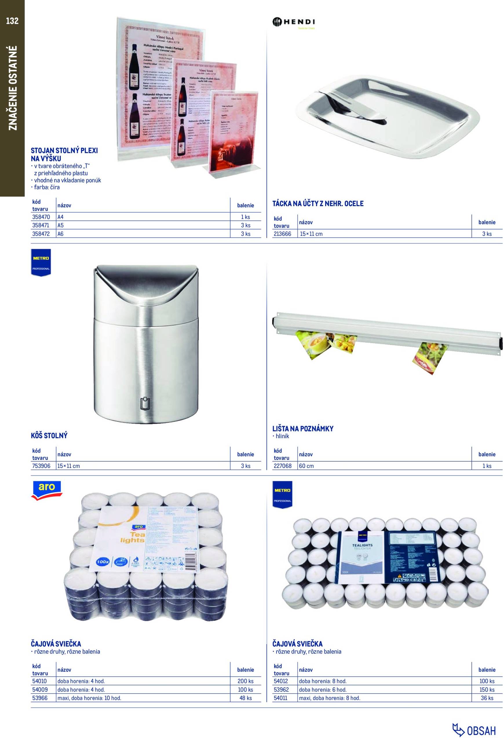 Page 132 of Aktuálny metro leták platný od nedele 01.02 do 31.01