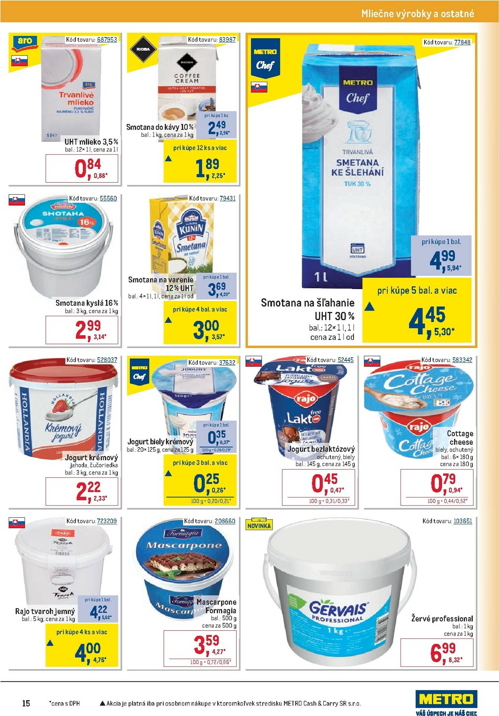 Page 15 of Aktuálny metro leták platný od stredy 10.09 do 07.10