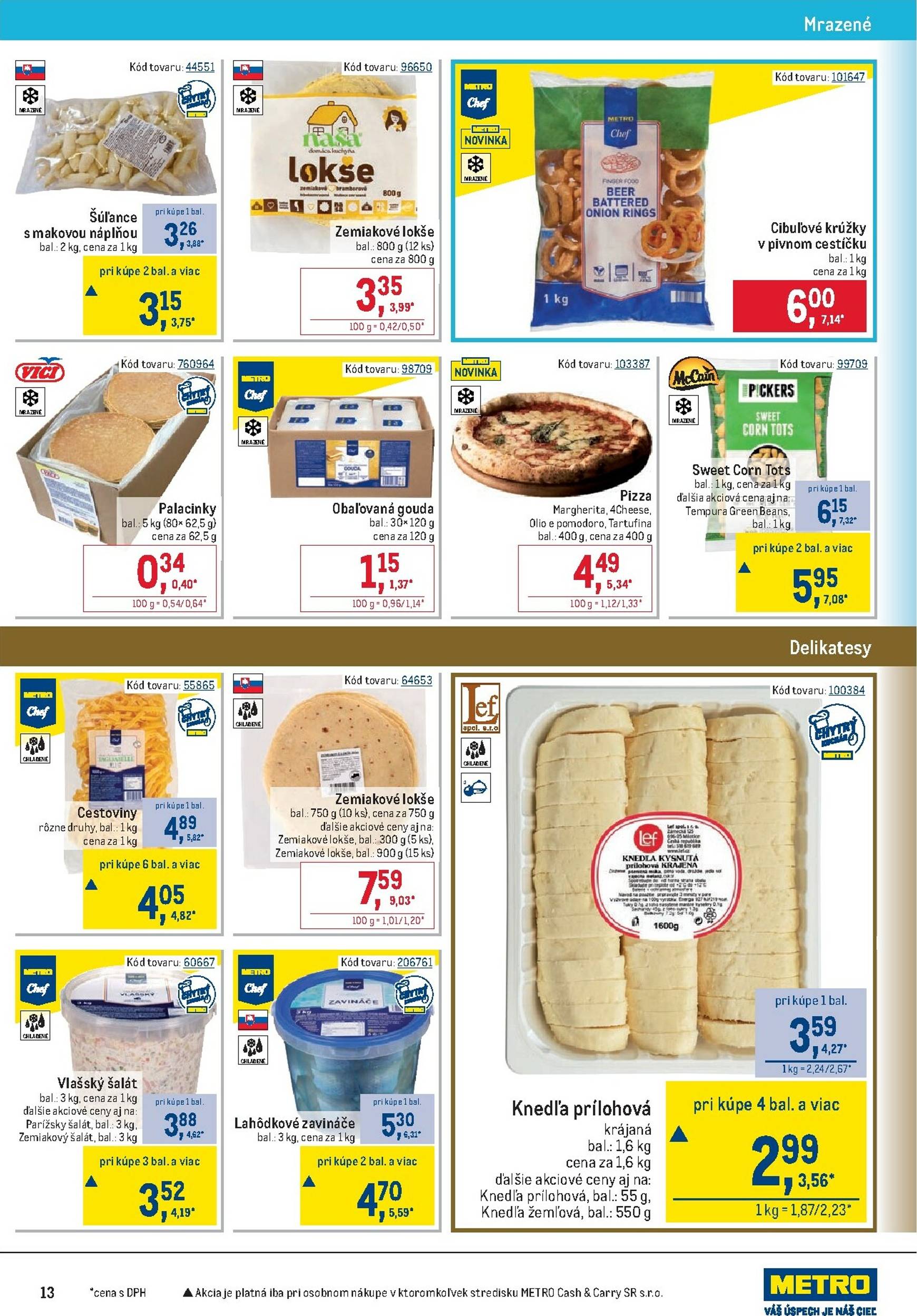 Page 13 of Aktuálny metro leták platný od stredy 10.09 do 07.10