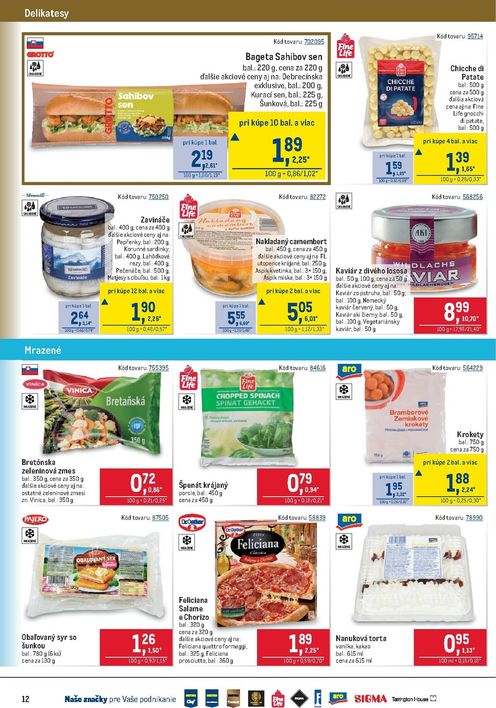 Page 12 of Aktuálny metro leták platný od stredy 24.09 do 07.10