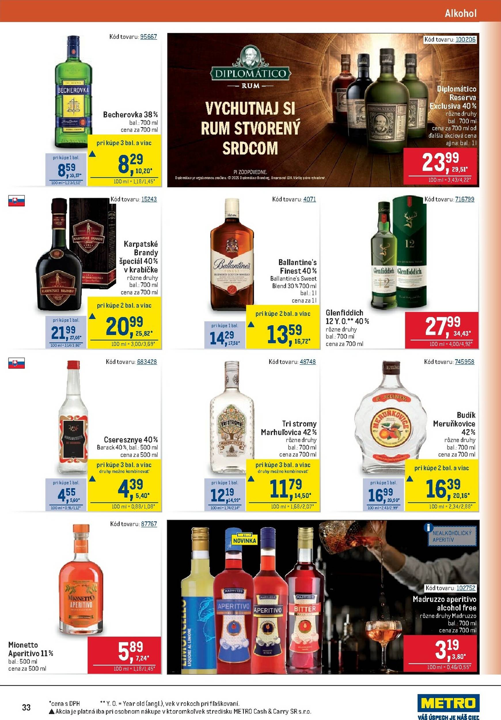 Page 33 of Aktuálny metro leták platný od stredy 24.09 do 07.10