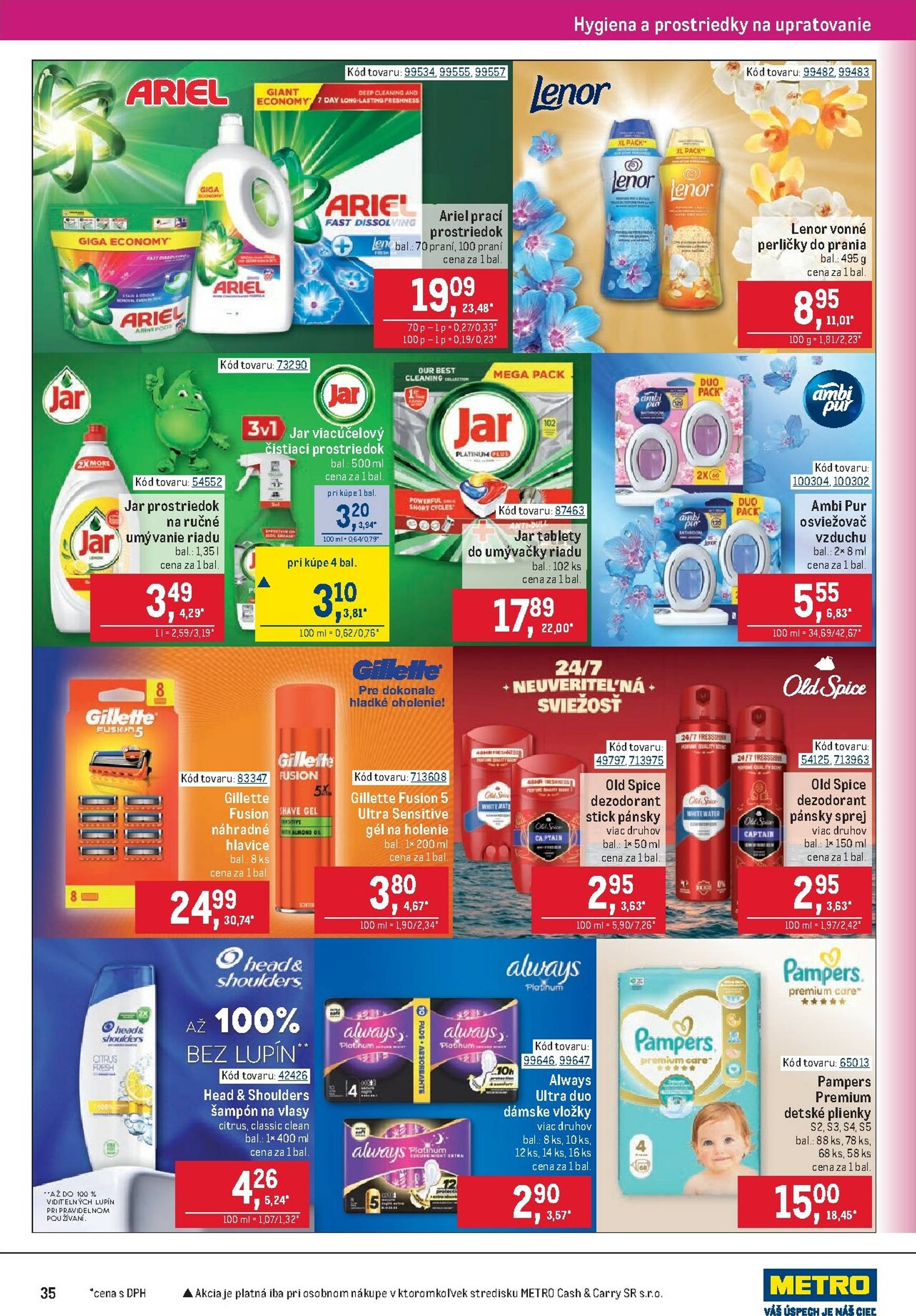 Page 35 of Aktuálny metro leták platný od stredy 24.09 do 07.10