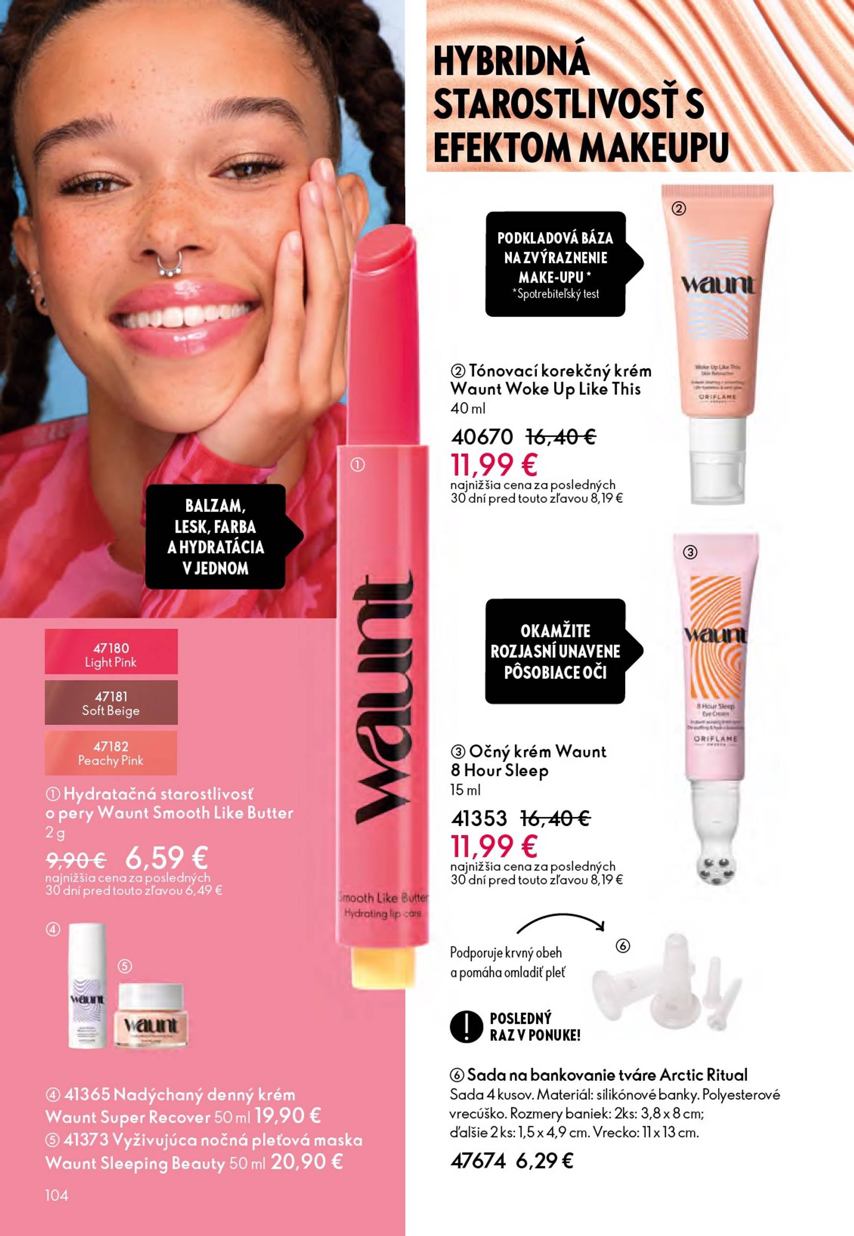 Page 104 of Aktuálny oriflame leták platný od stredy 01.10 do 21.10