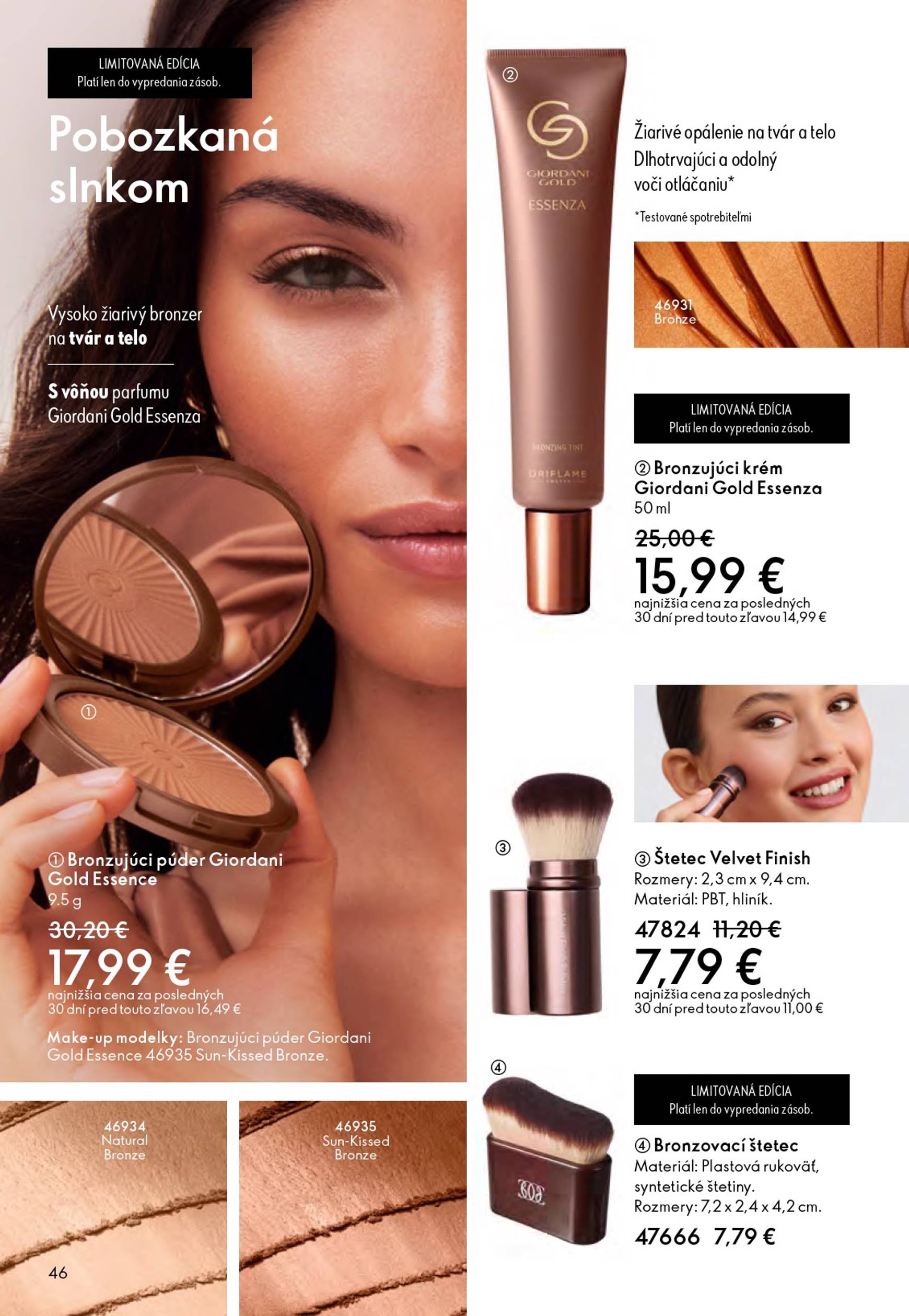 Page 46 of Aktuálny oriflame leták platný od stredy 01.10 do 21.10