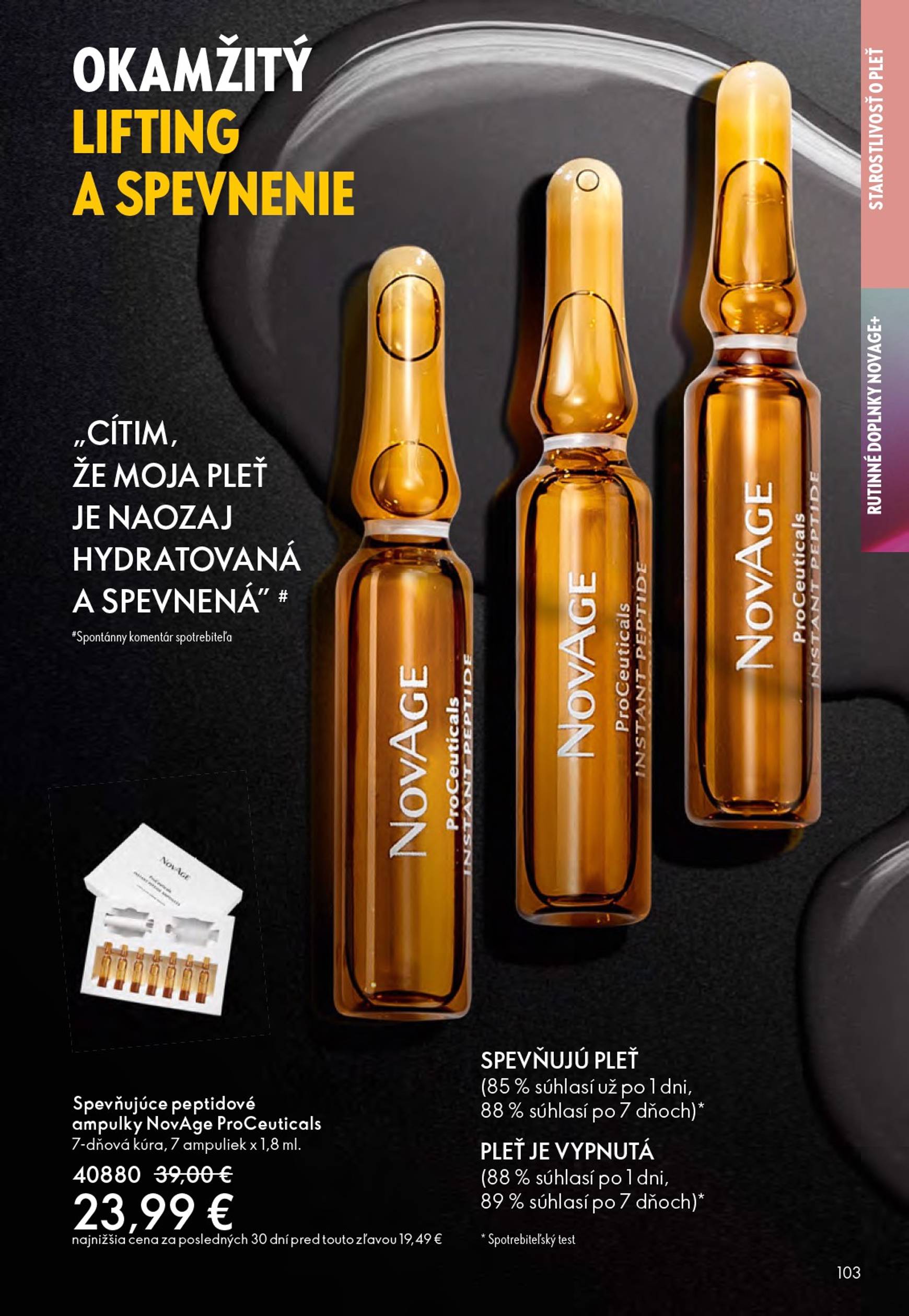 Page 103 of Aktuálny oriflame leták platný od stredy 01.10 do 21.10