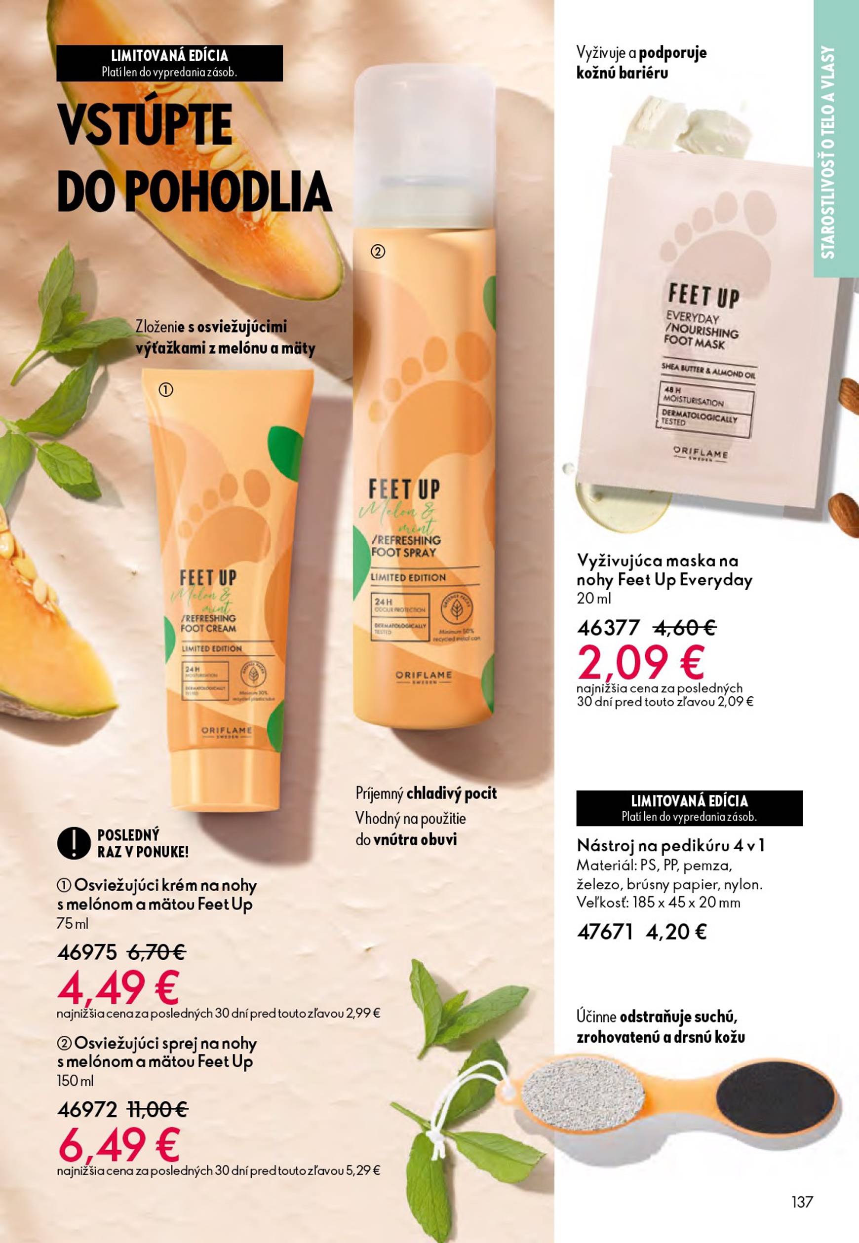 Page 137 of Aktuálny oriflame leták platný od stredy 01.10 do 21.10