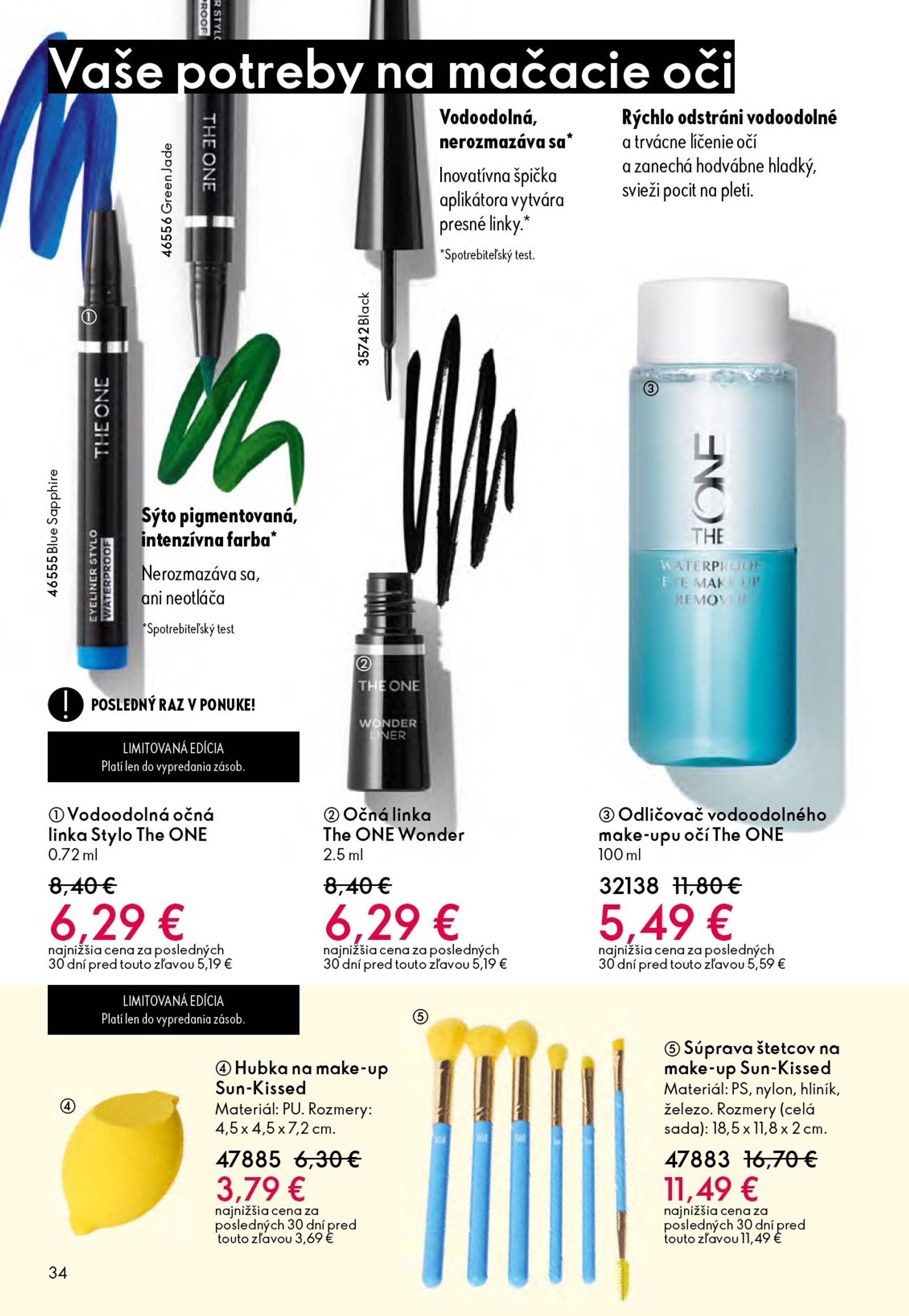 Page 34 of Aktuálny oriflame leták platný od stredy 01.10 do 21.10