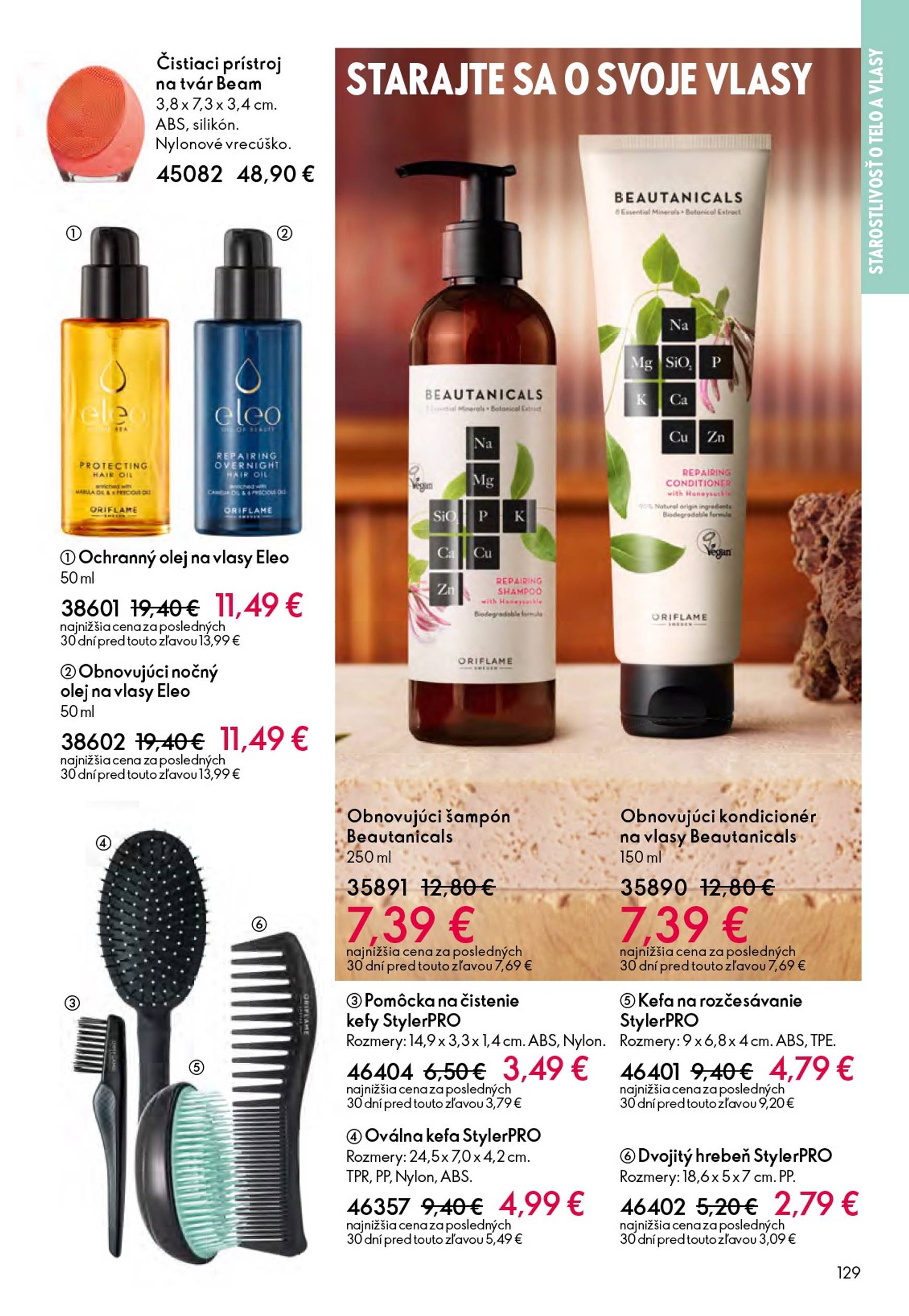 Page 129 of Aktuálny oriflame leták platný od stredy 01.10 do 21.10