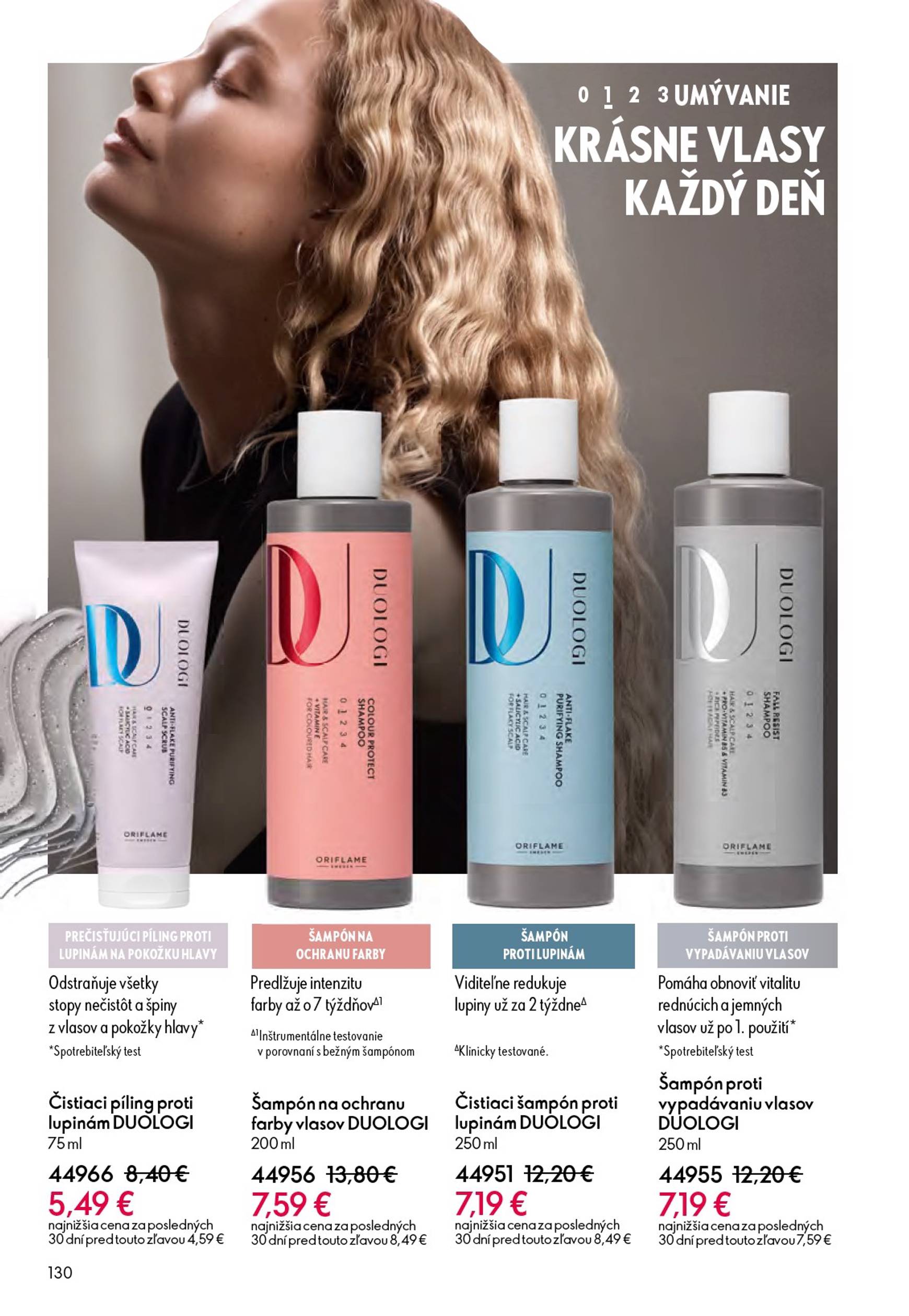 Page 130 of Aktuálny oriflame leták platný od stredy 01.10 do 21.10