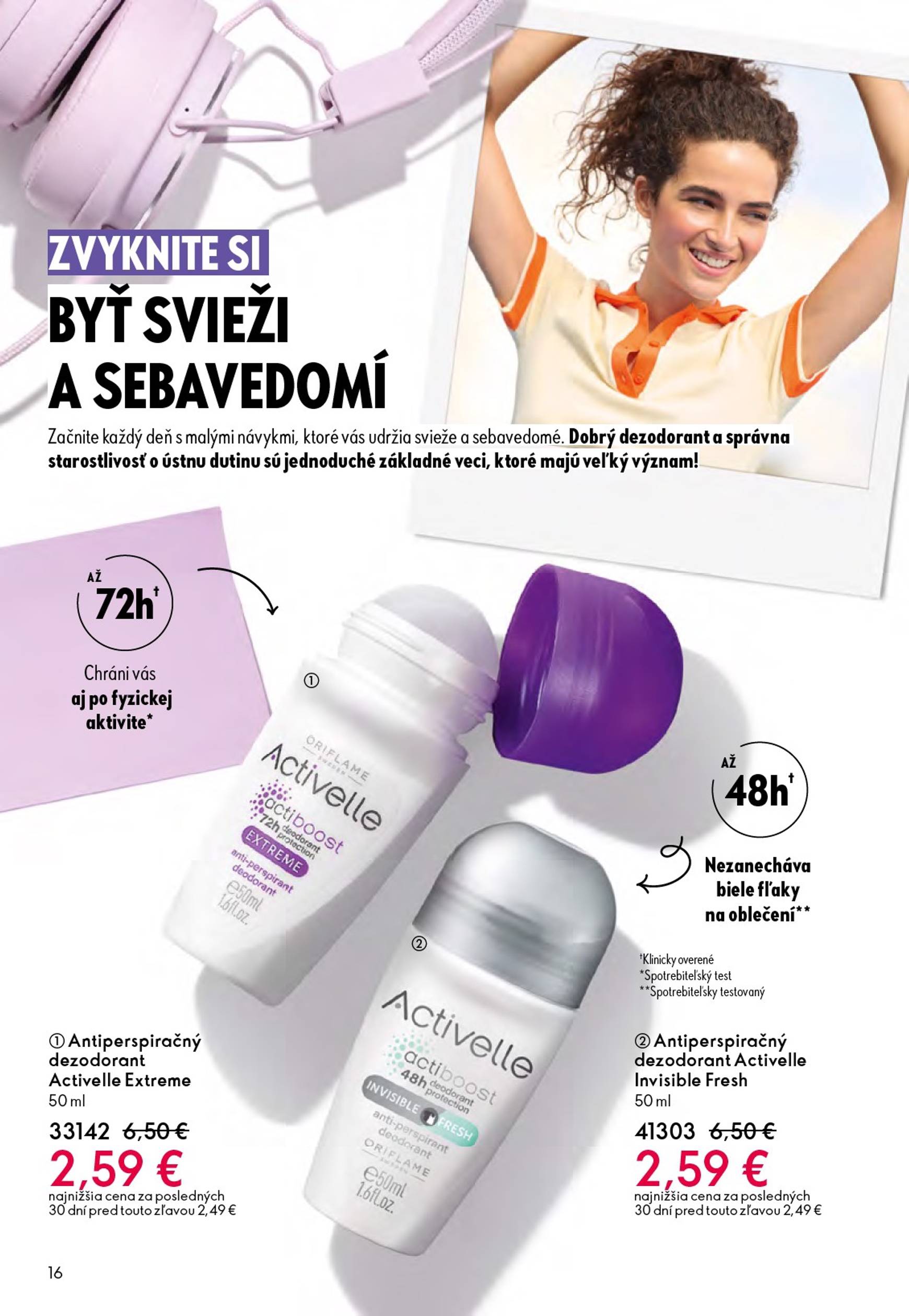 Page 16 of Aktuálny oriflame leták platný od stredy 01.10 do 21.10