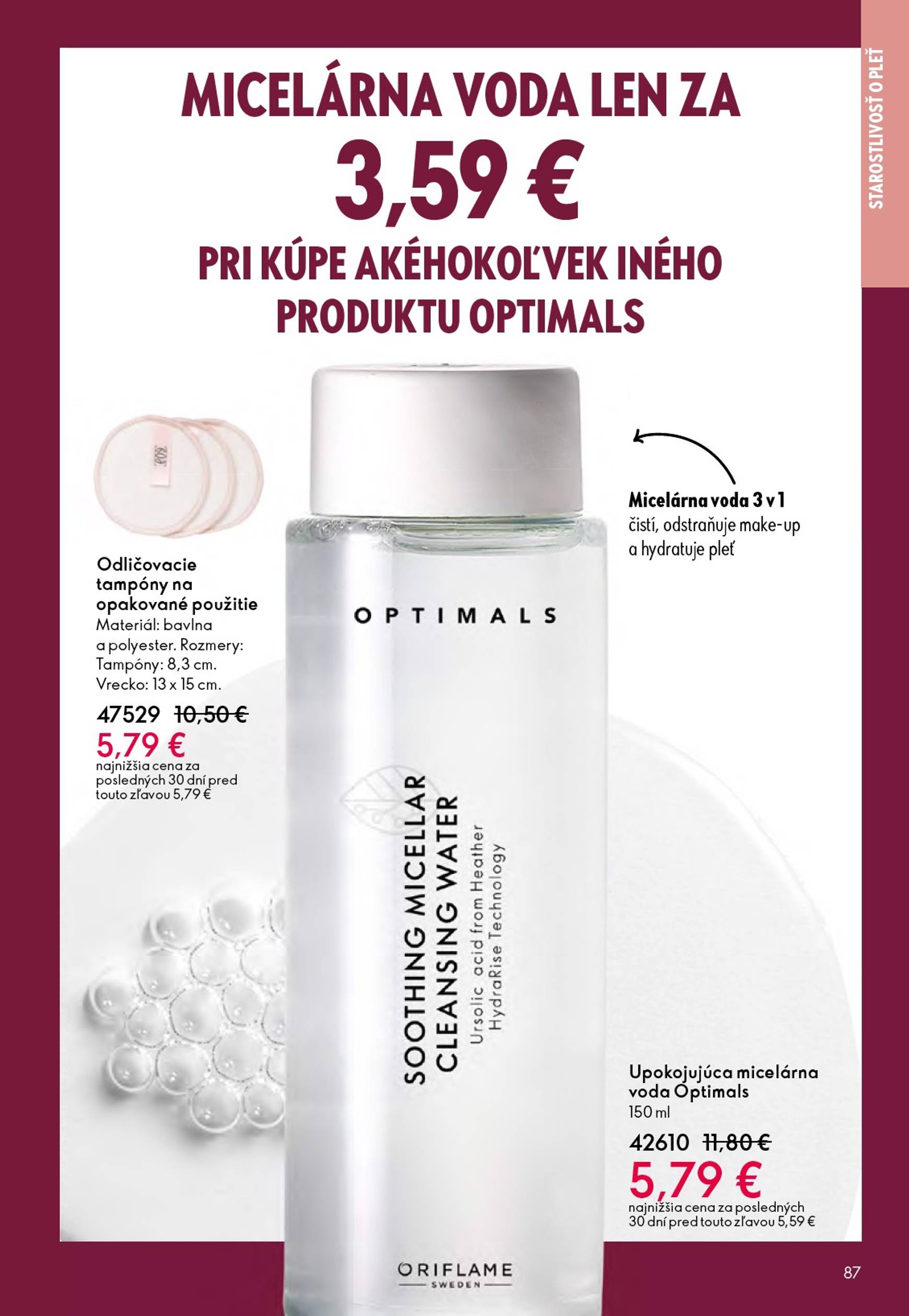 Page 87 of Aktuálny oriflame leták platný od stredy 01.10 do 21.10
