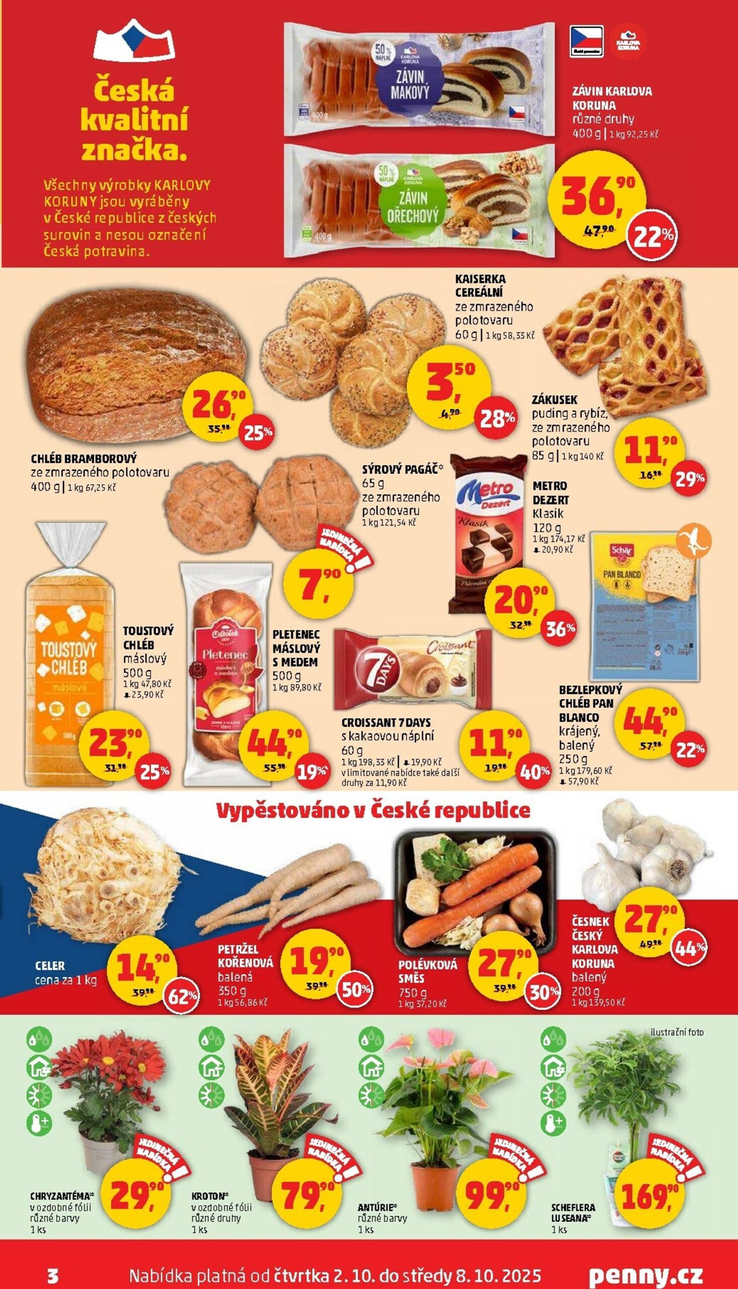 Page 3 of Aktuálny penny-cesko leták platný od štvrtka 02.10 do 08.10