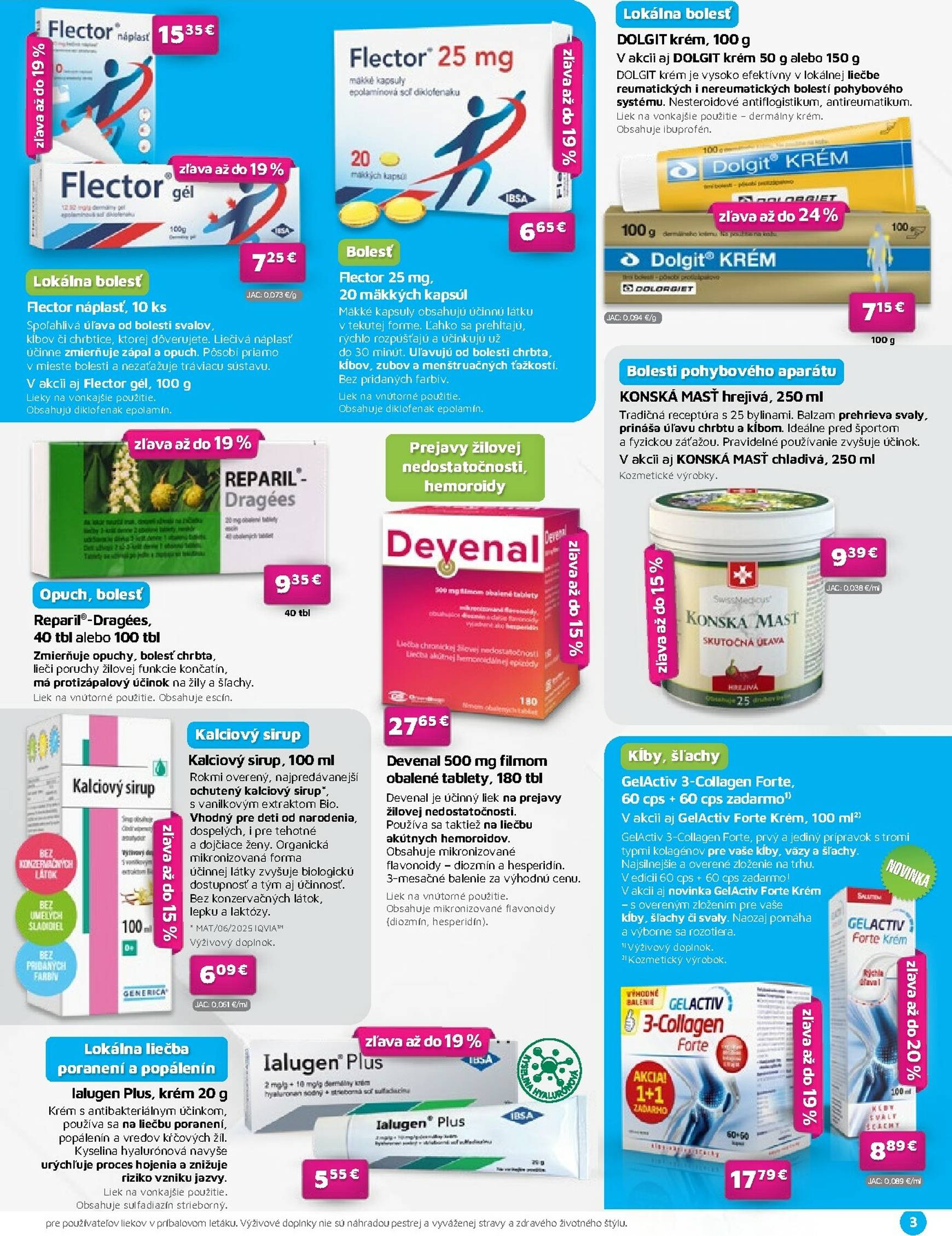 Page 3 of Aktuálny plus-lekaren leták platný od stredy 01.10 do 31.10