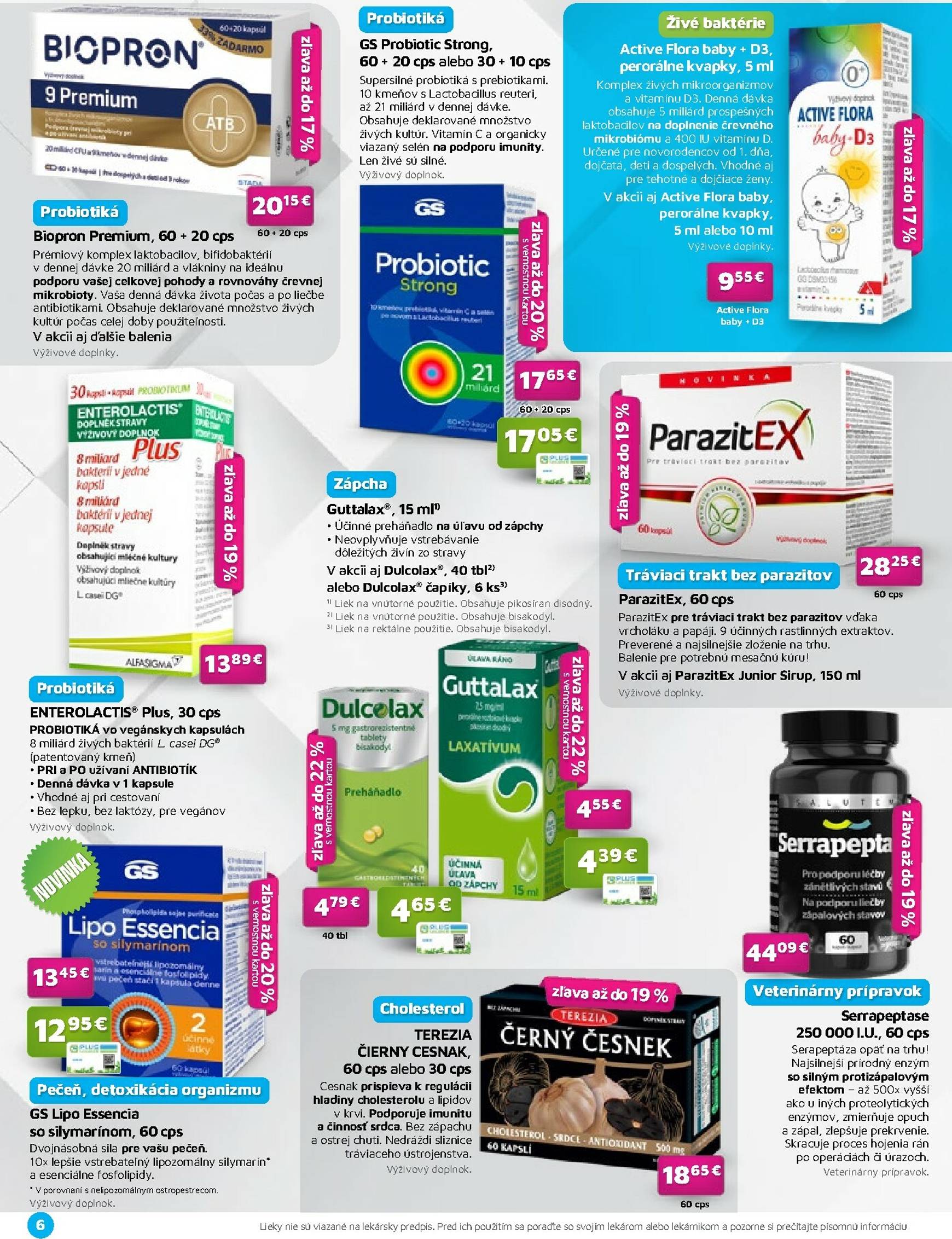 Page 6 of Aktuálny plus-lekaren leták platný od stredy 01.10 do 31.10
